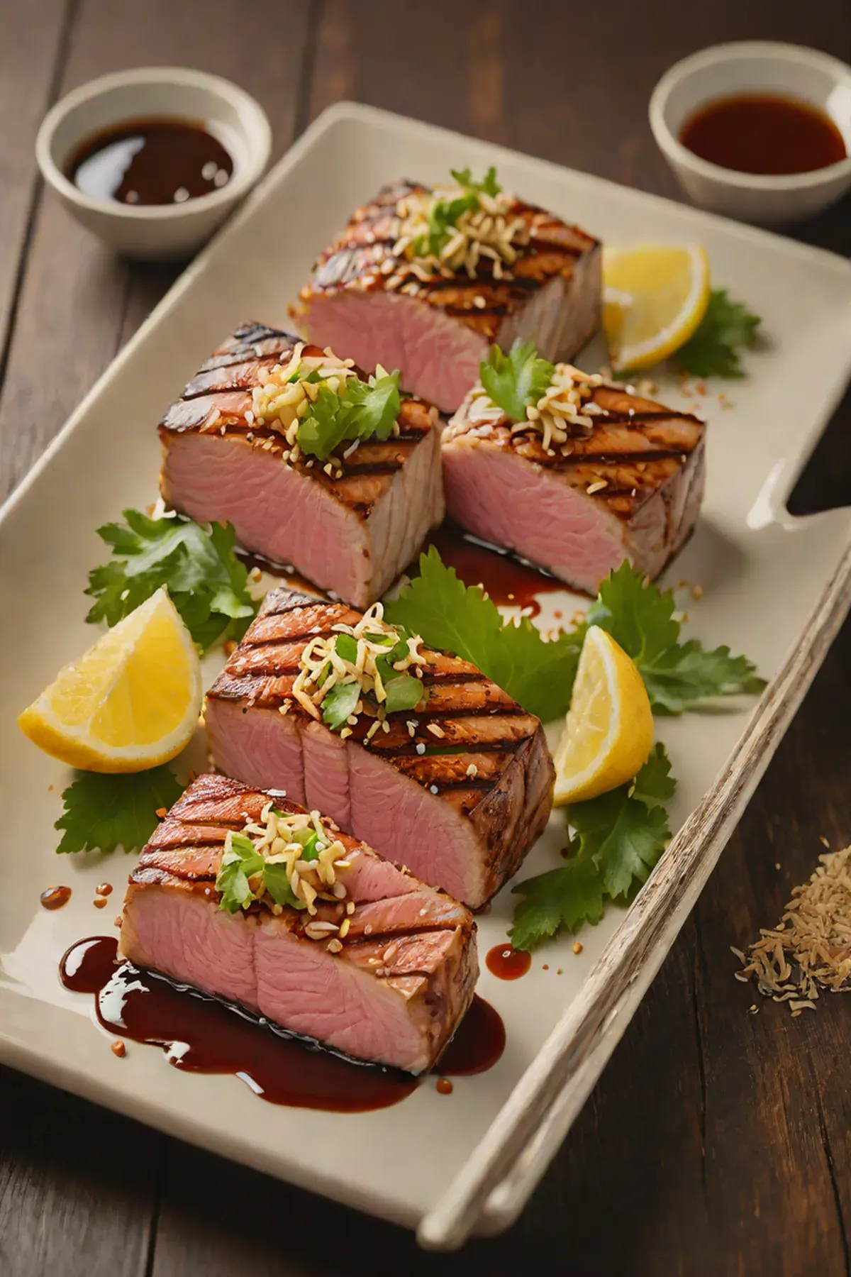 Grilled Tuna with Ginger