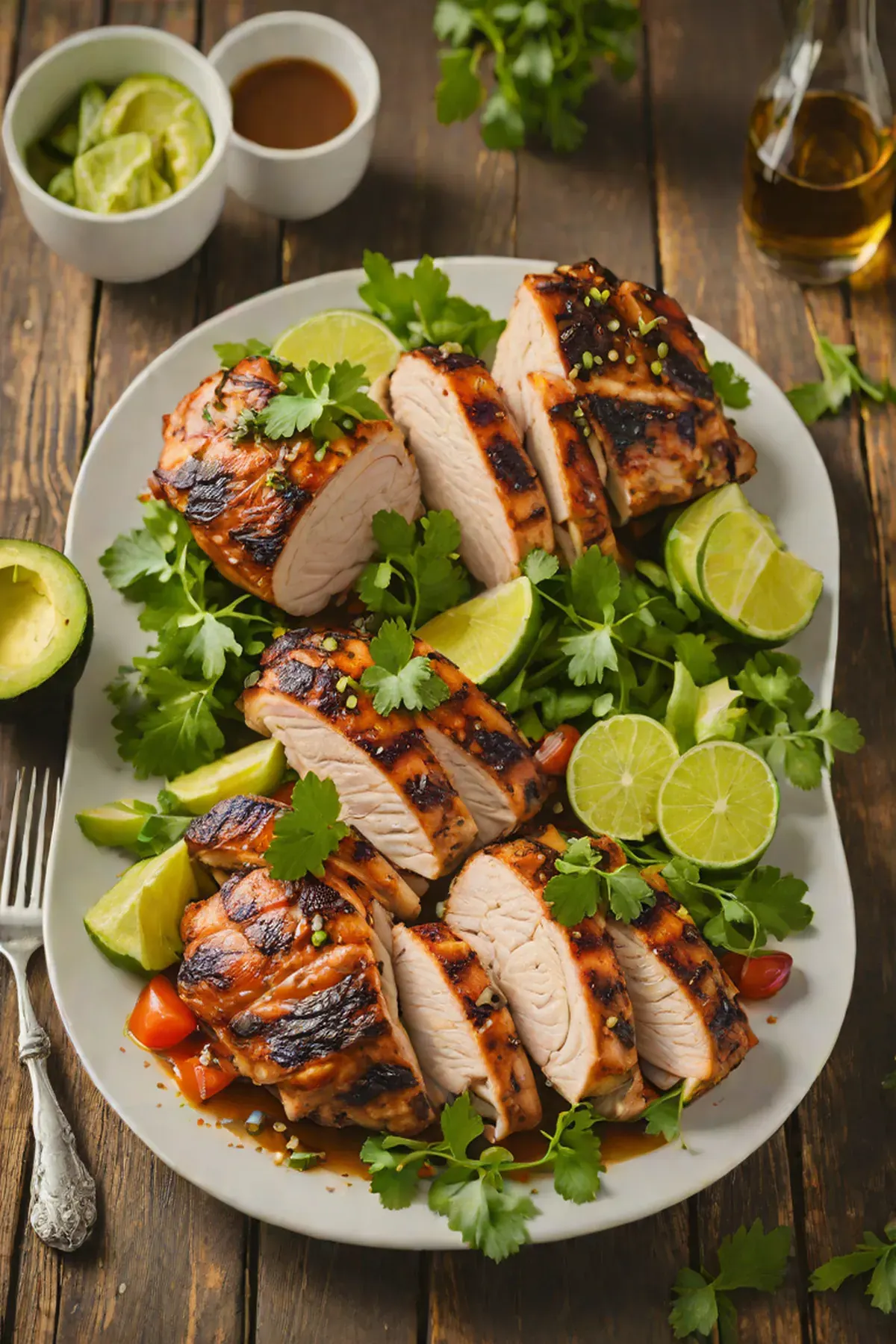 Grilled Turkey with Avocado