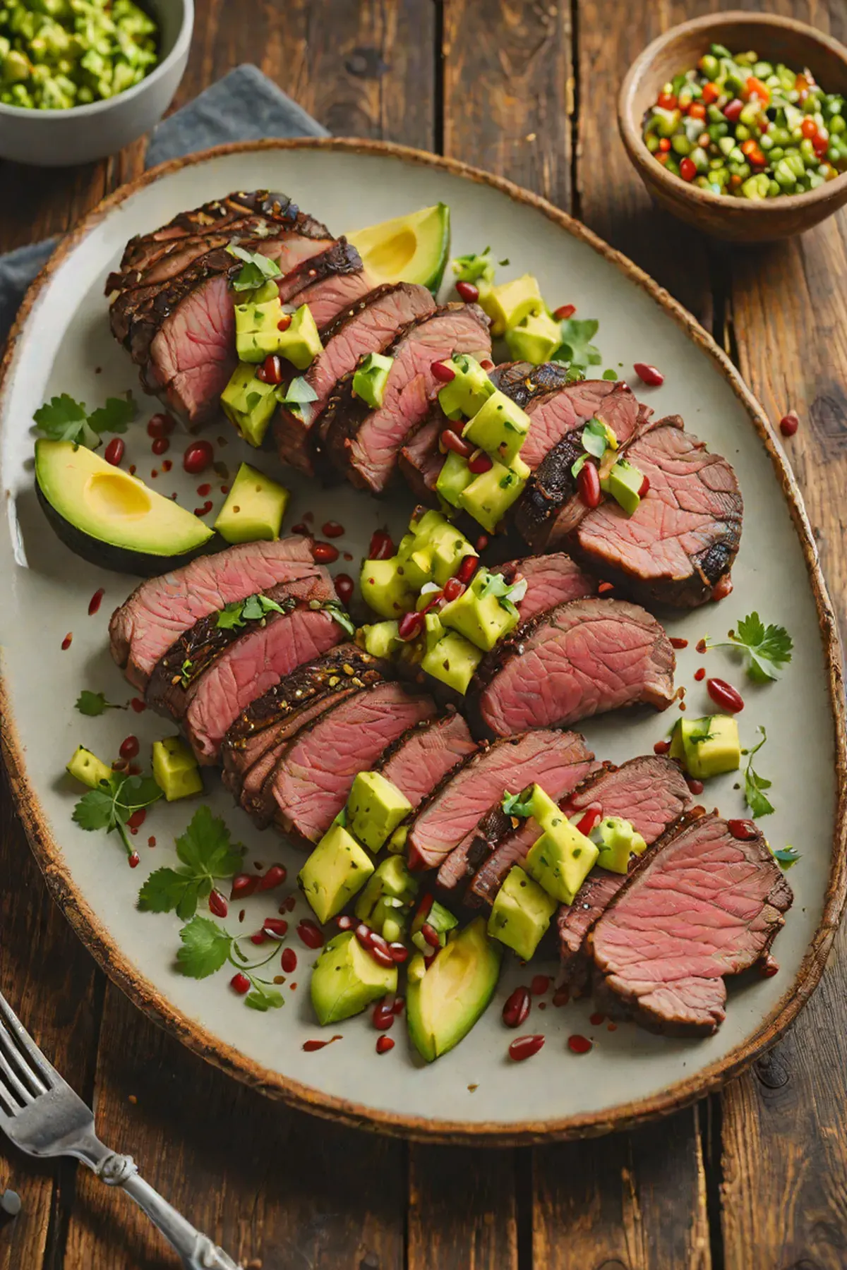 Grilled Venison Loin with Avocado Salsa