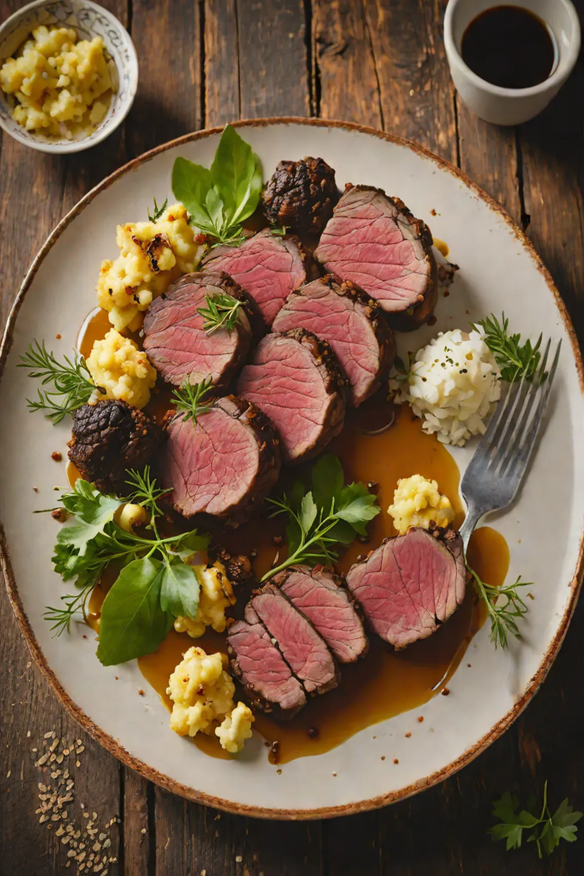 Grilled Venison with Cauliflower
