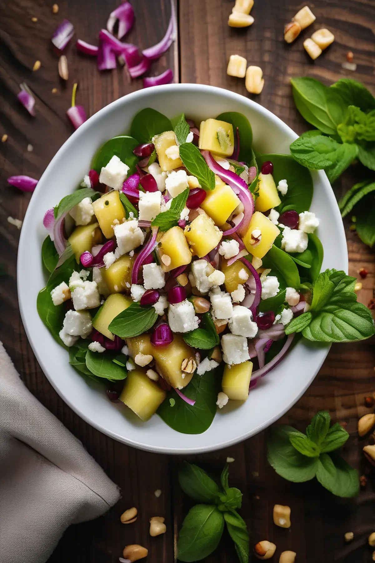 Hawaiian Feta Salad