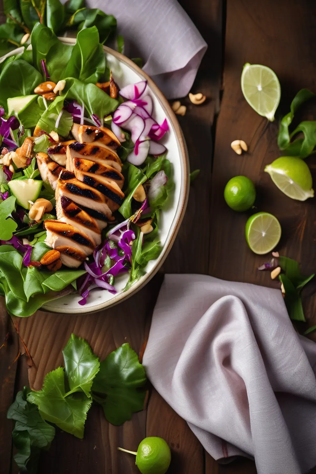 Hawaiian Grilled Chicken Salad