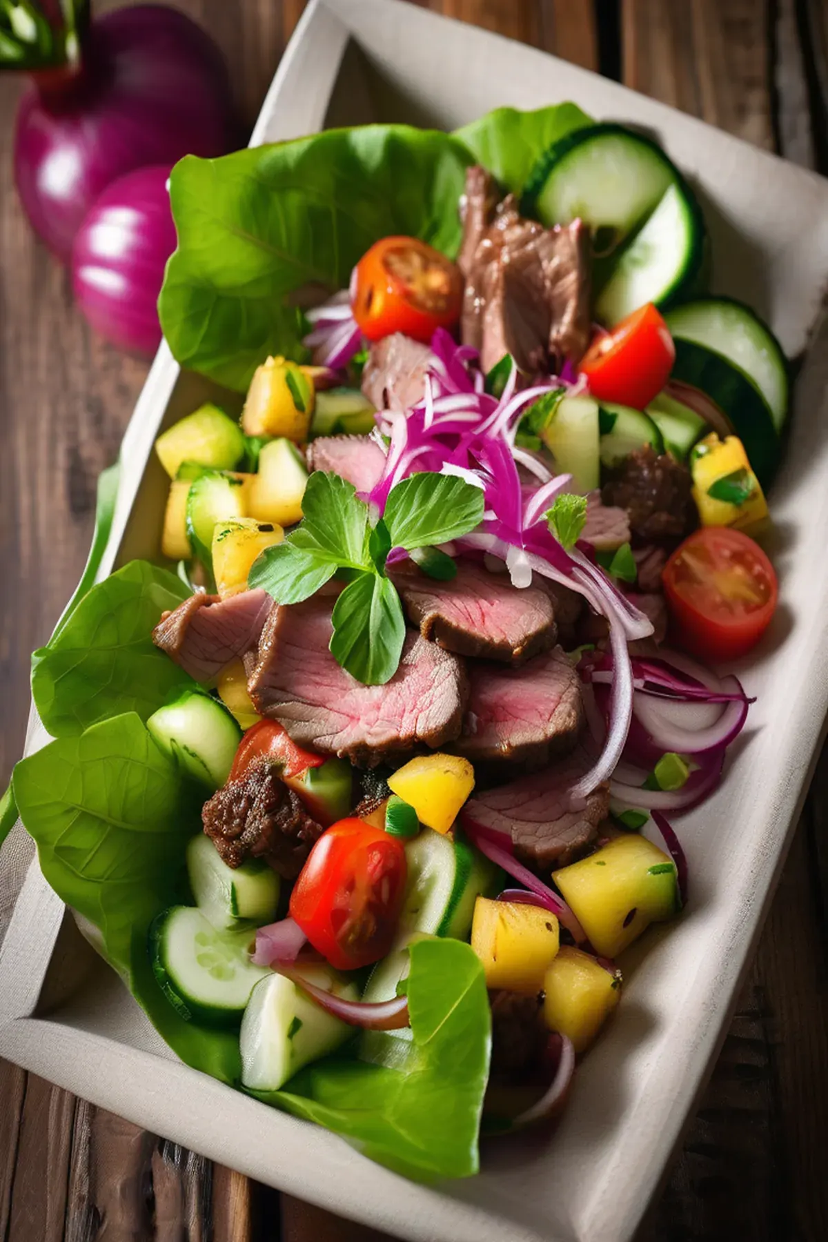 Hawaiian Lamb Salad