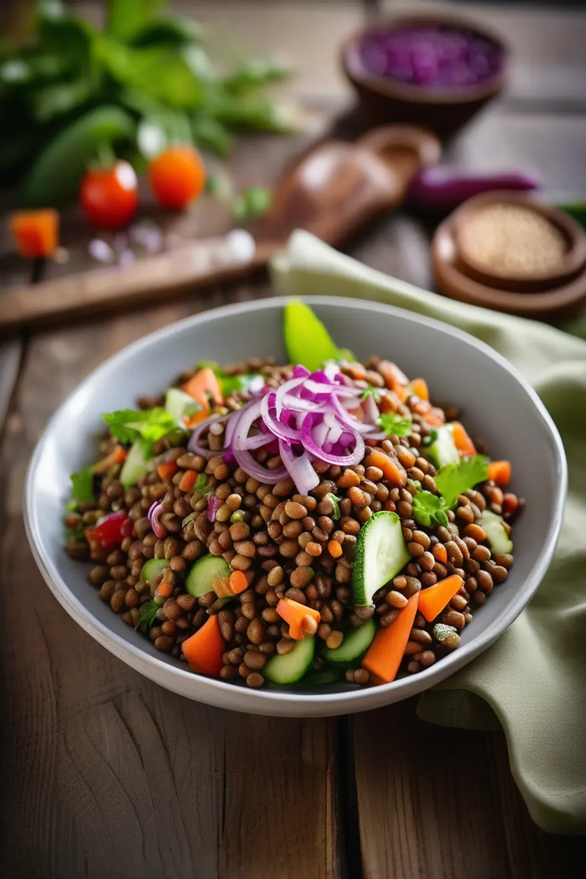 Hawaiian Lentil Salad