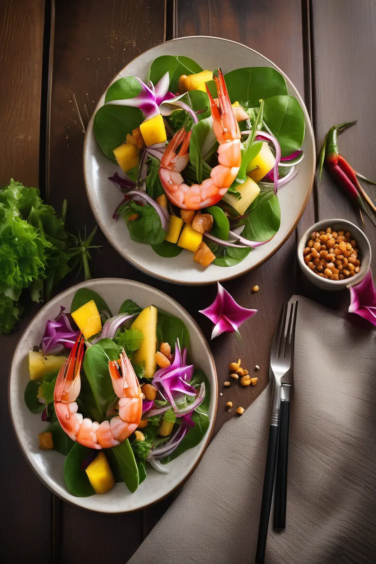 Hawaiian Prawn Salad