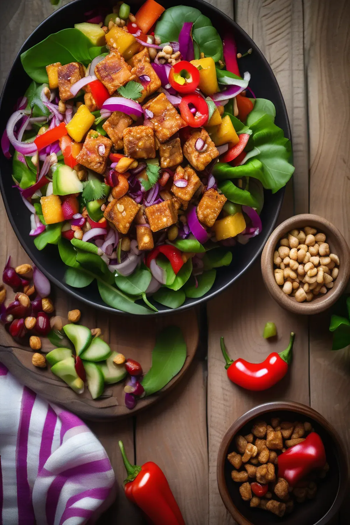 Hawaiian Tempeh Salad