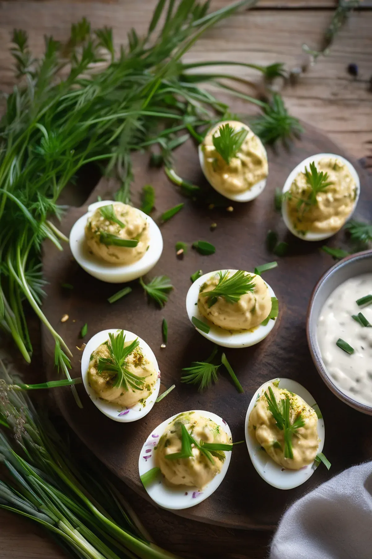 Herb Devilled Eggs