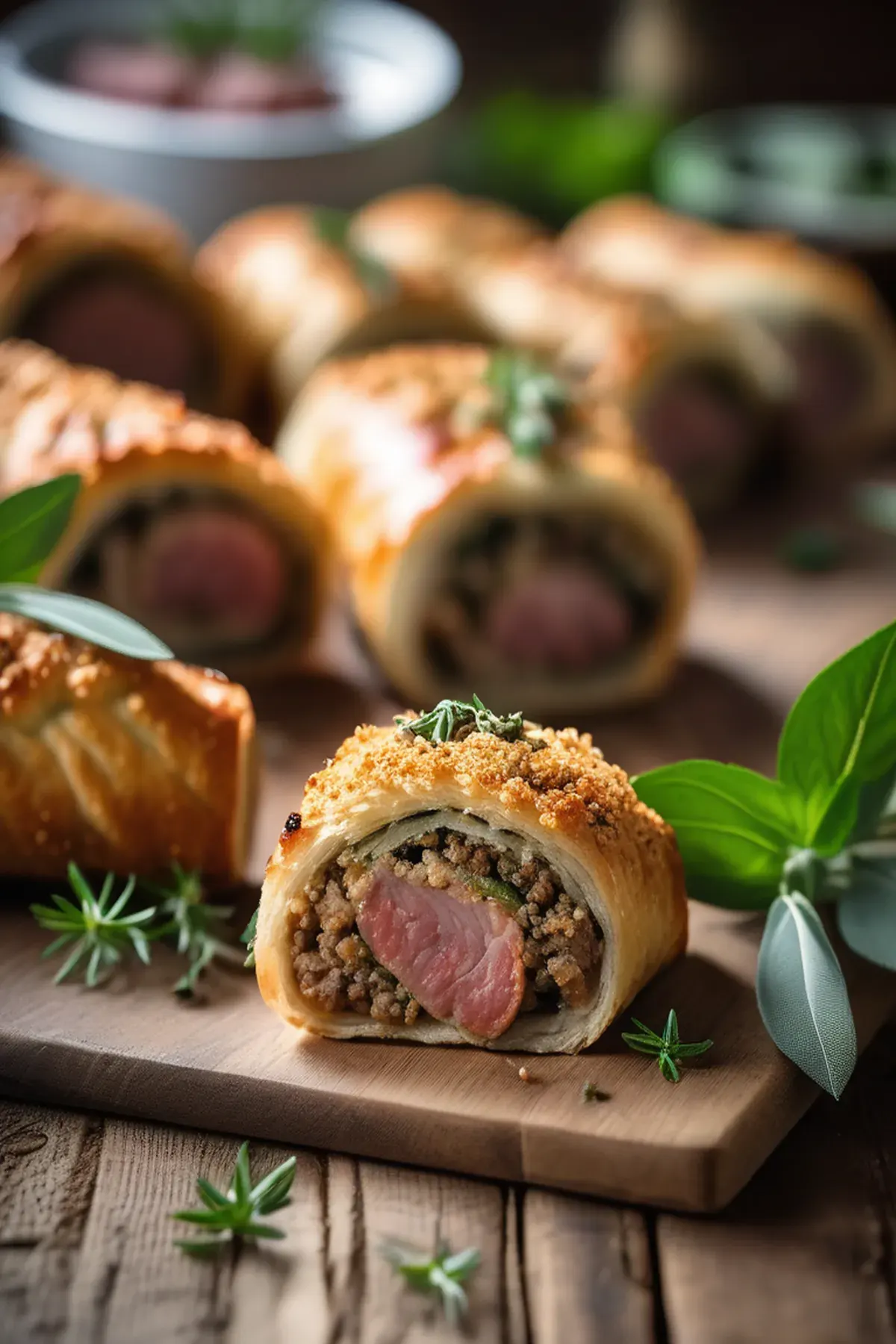 Herb Sausage Rolls