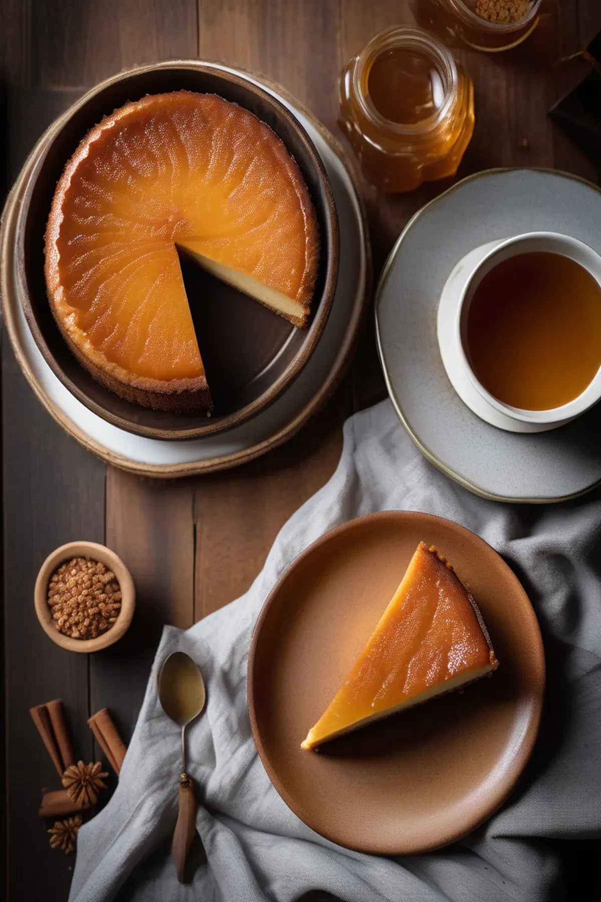 Honey Basque Cheesecake