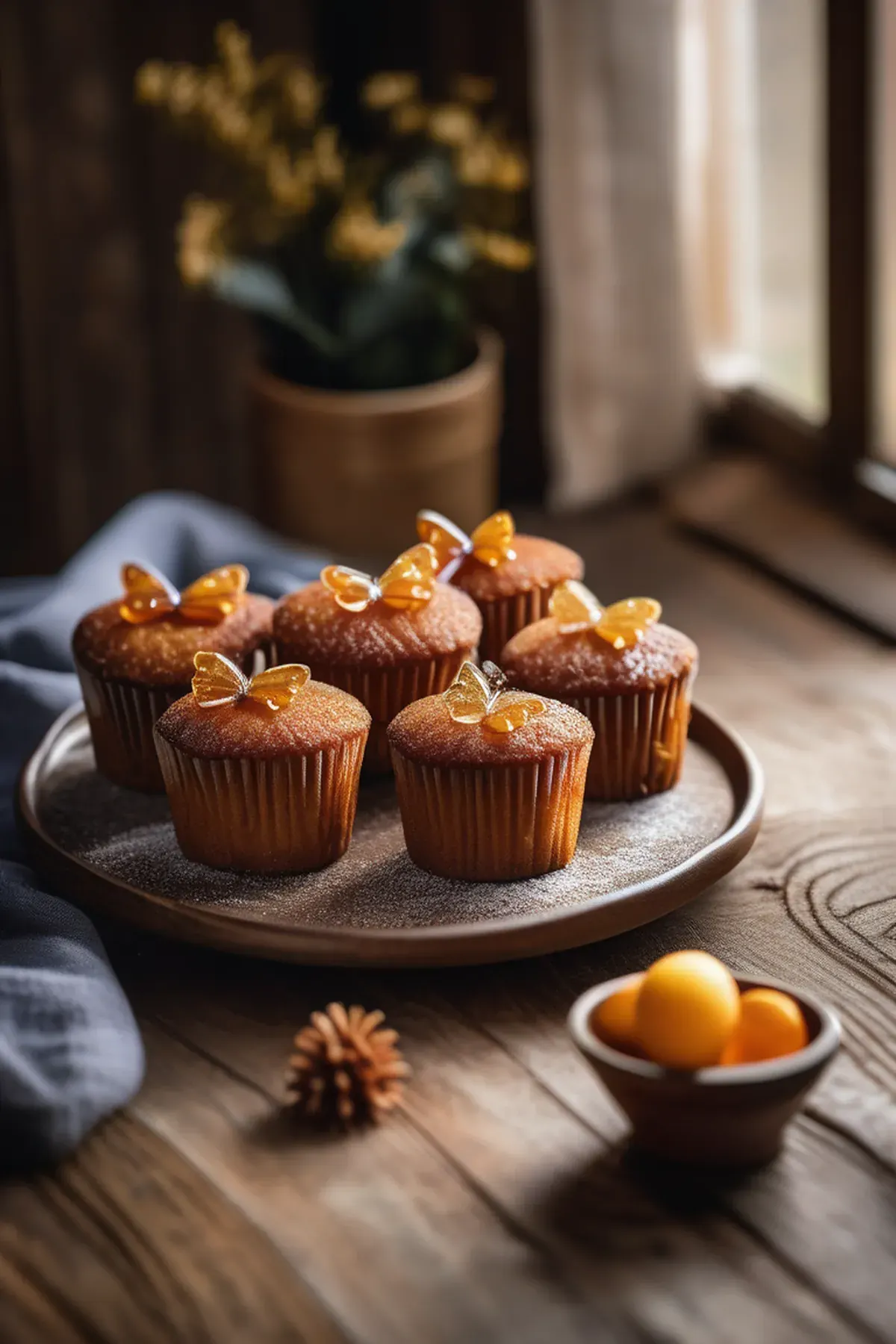 Honey Butterfly Cakes