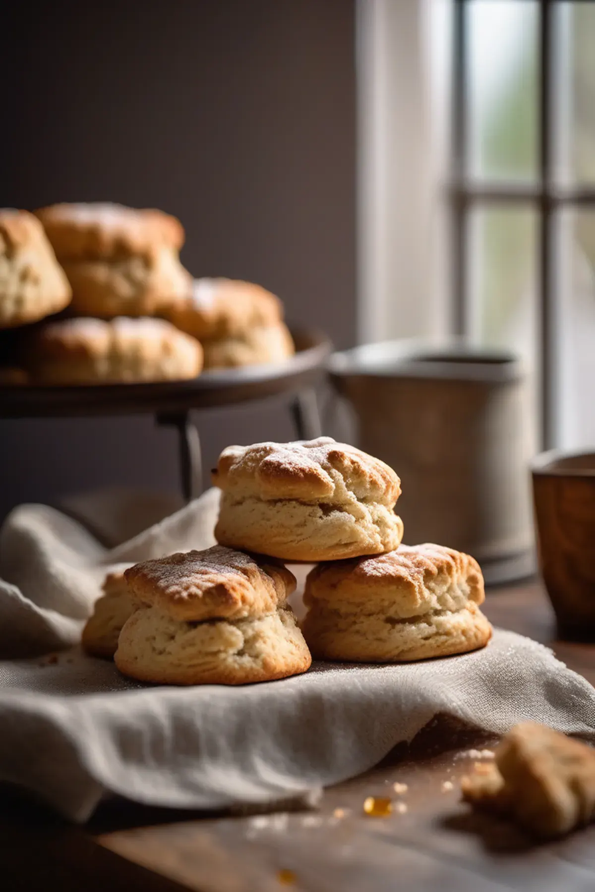 Honey Cream Scones