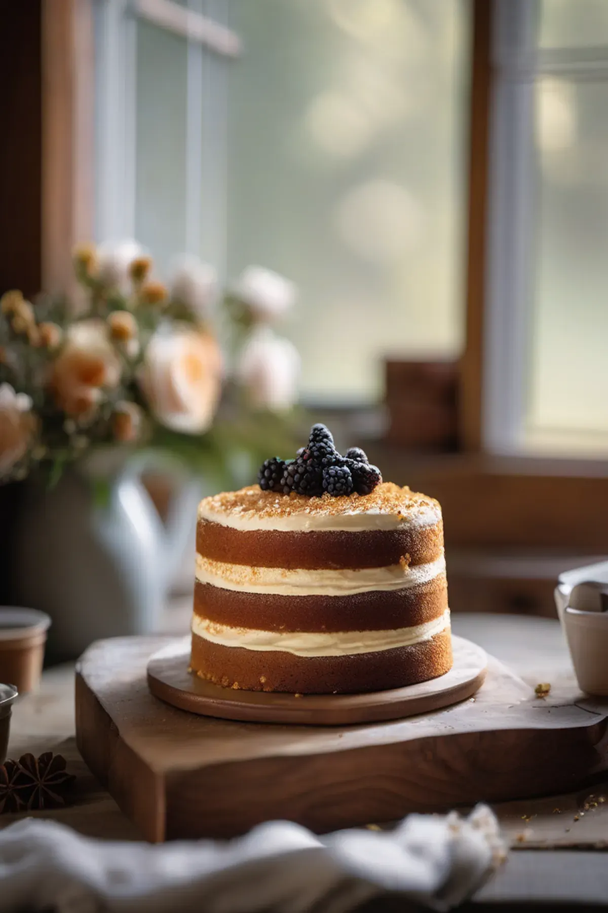 Honey Semi-Naked Cake