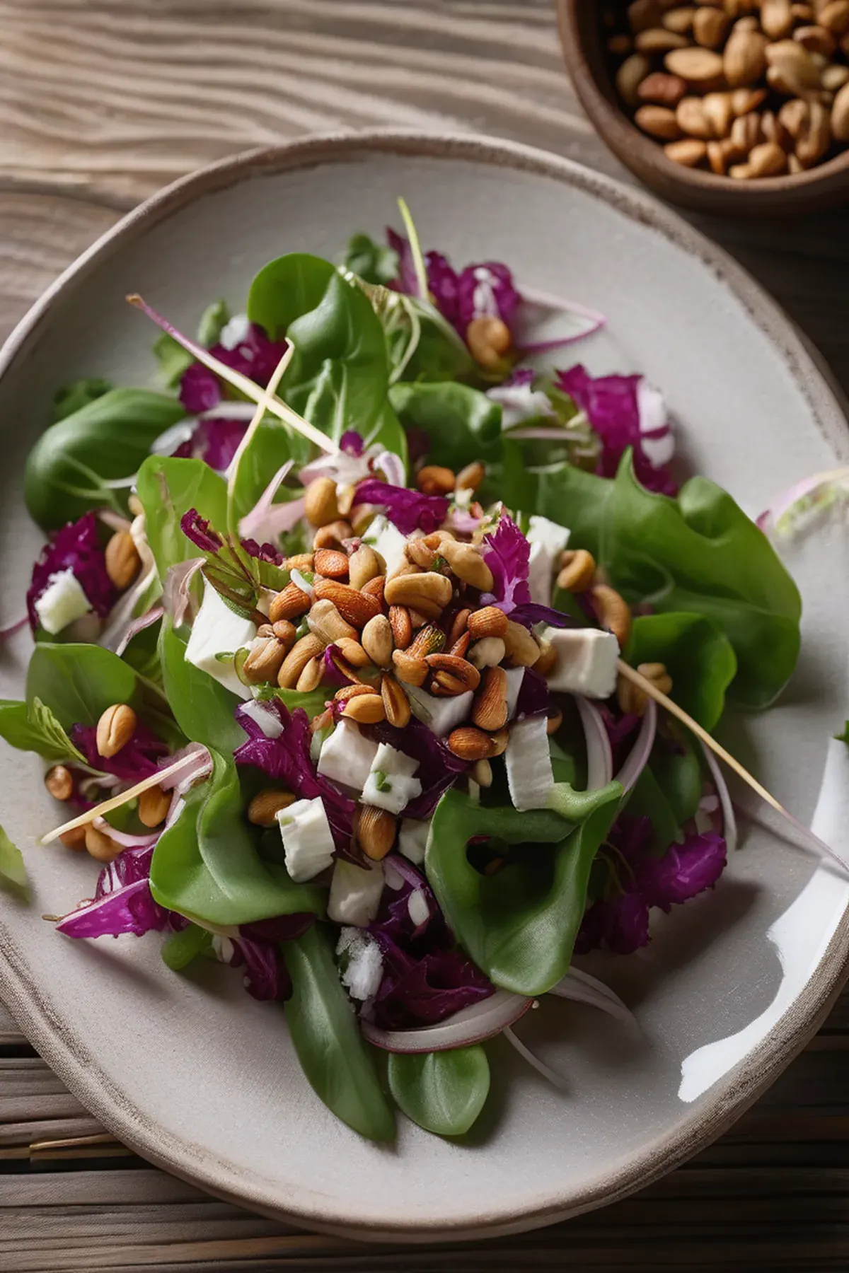 Indonesian Goat Cheese Salad