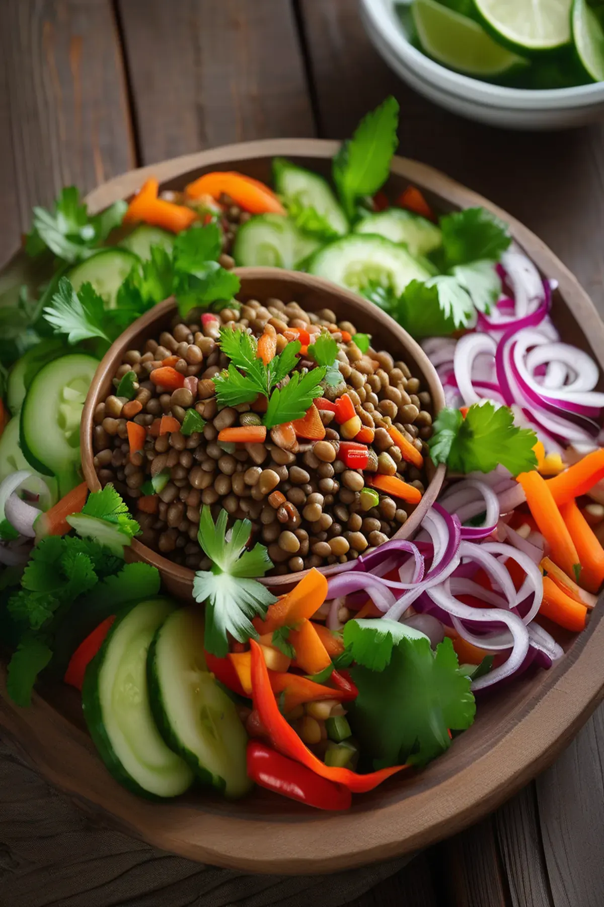 Indonesian Lentil Salad