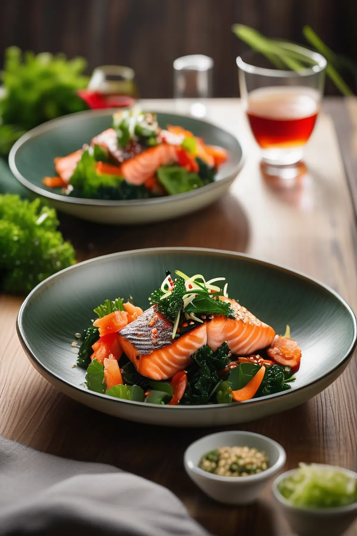 Korean Salmon Salad
