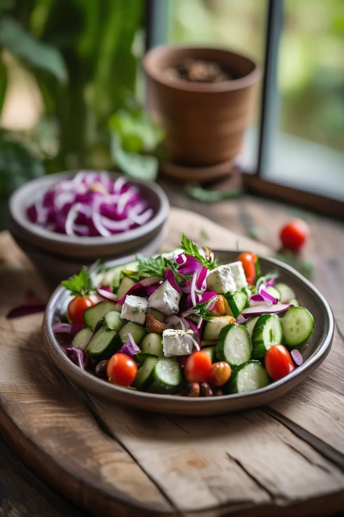 Lebanese Goat Cheese Salad