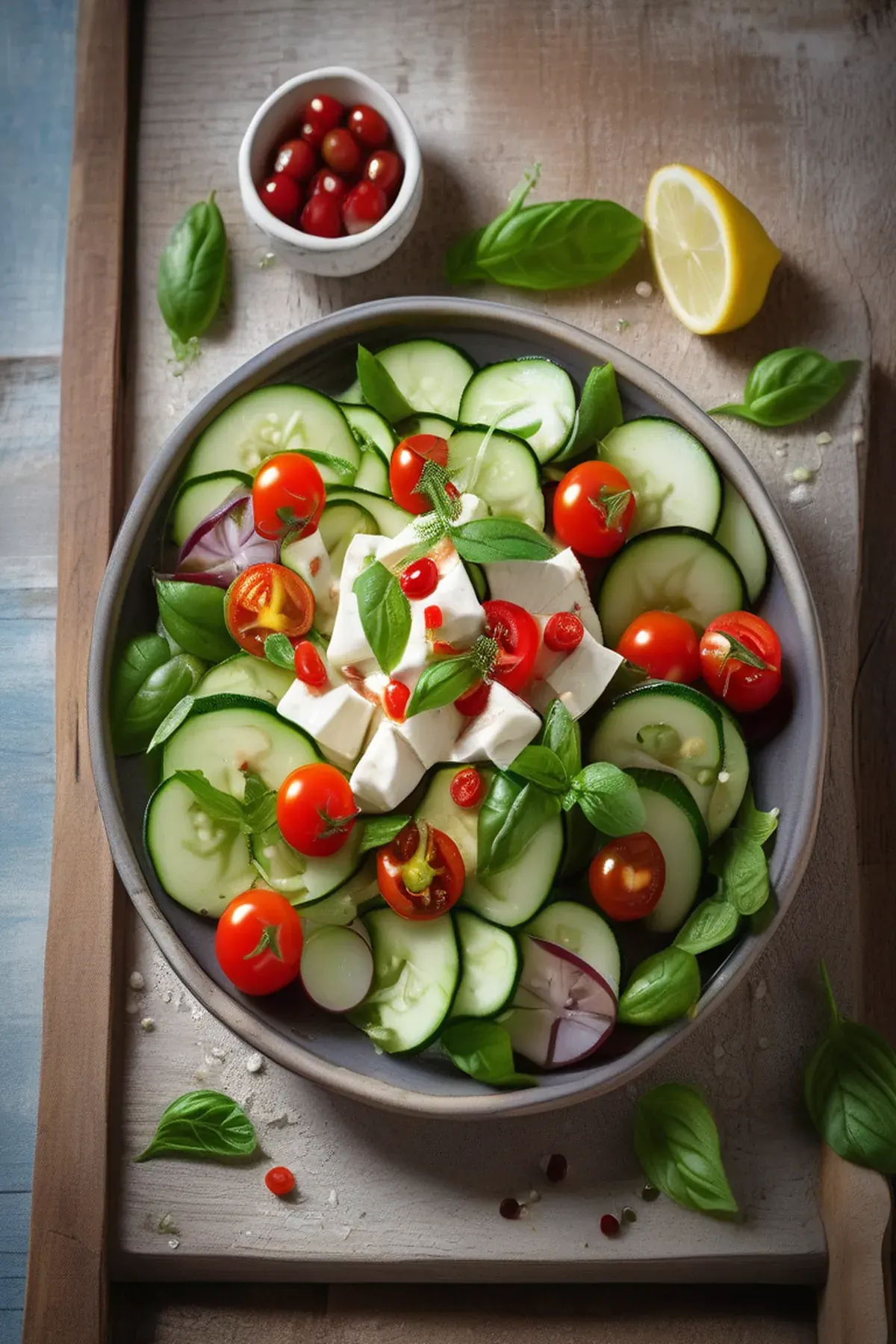 Lebanese Mozzarella Salad