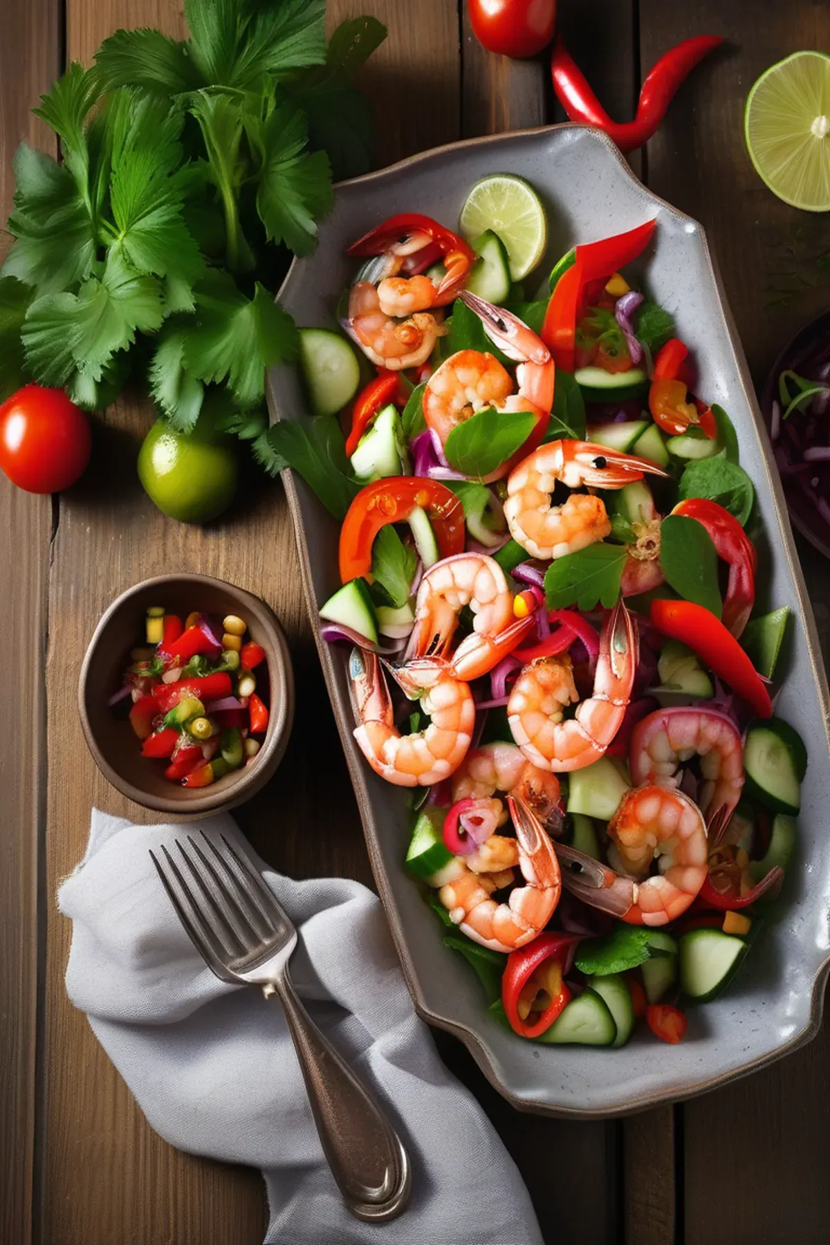 Lebanese Prawn Salad