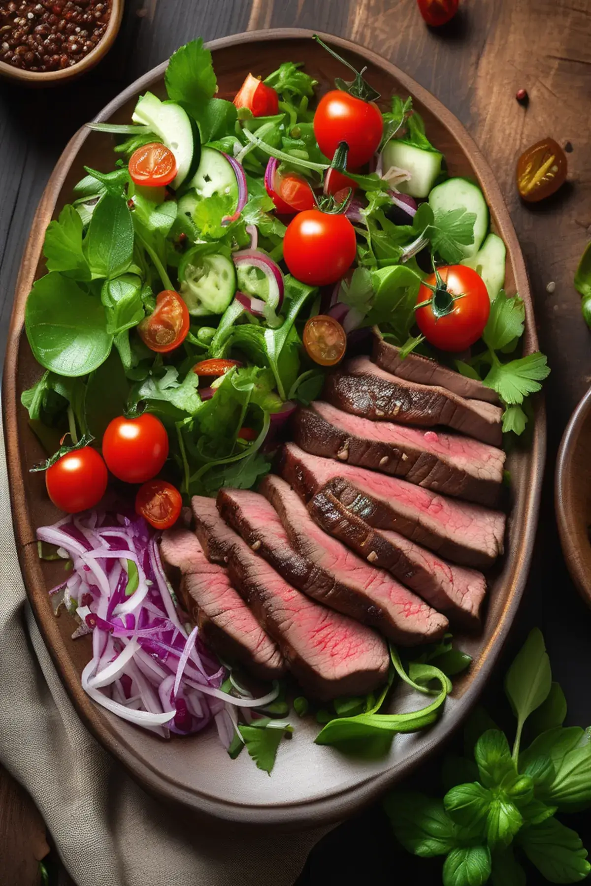 Lebanese Steak Salad