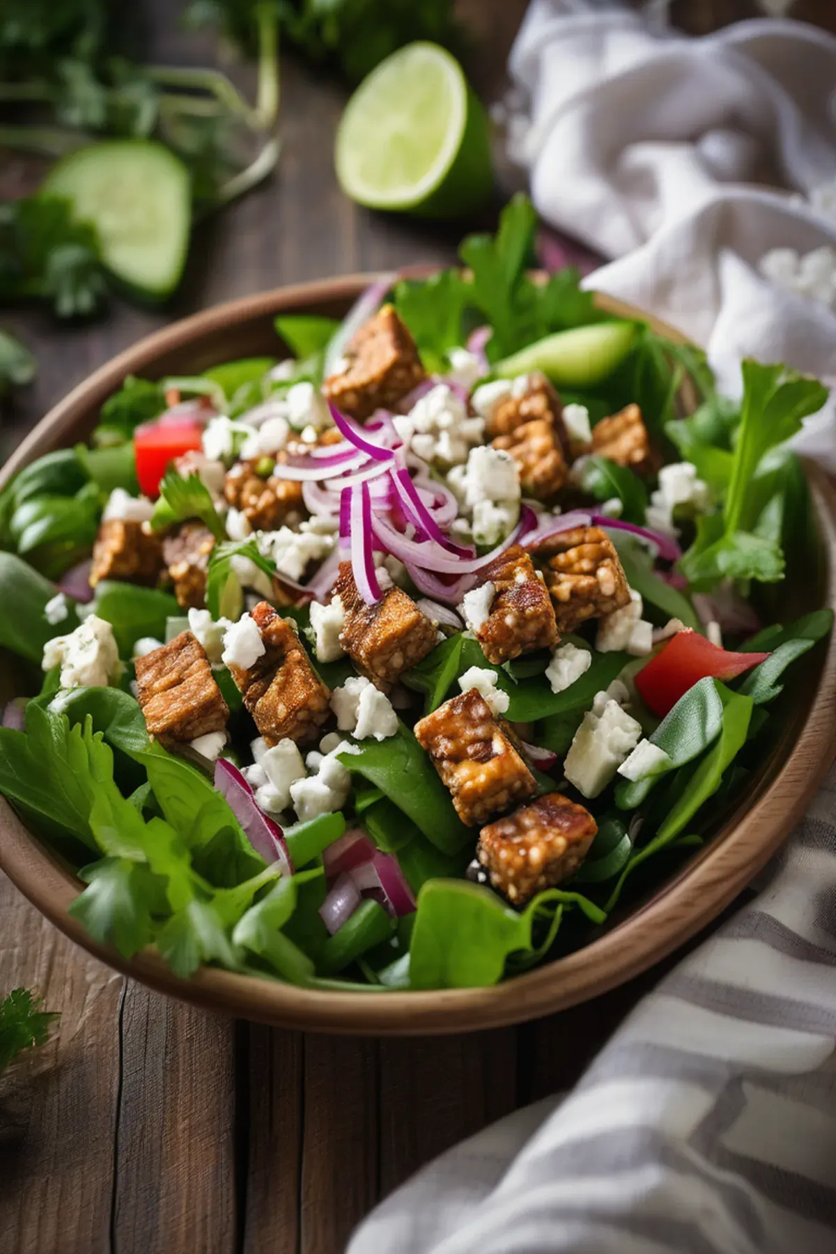 Lebanese Tempeh Salad