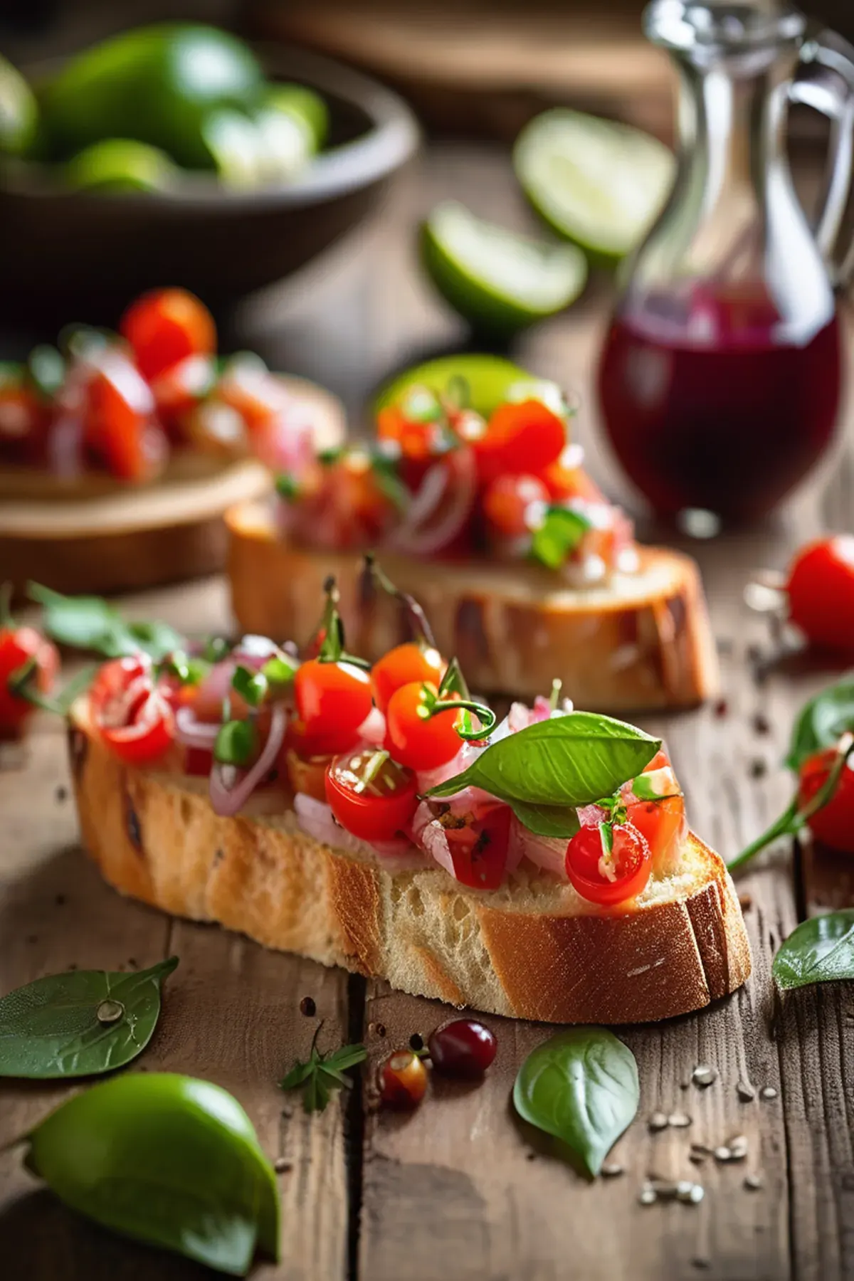 Lime Bruschetta