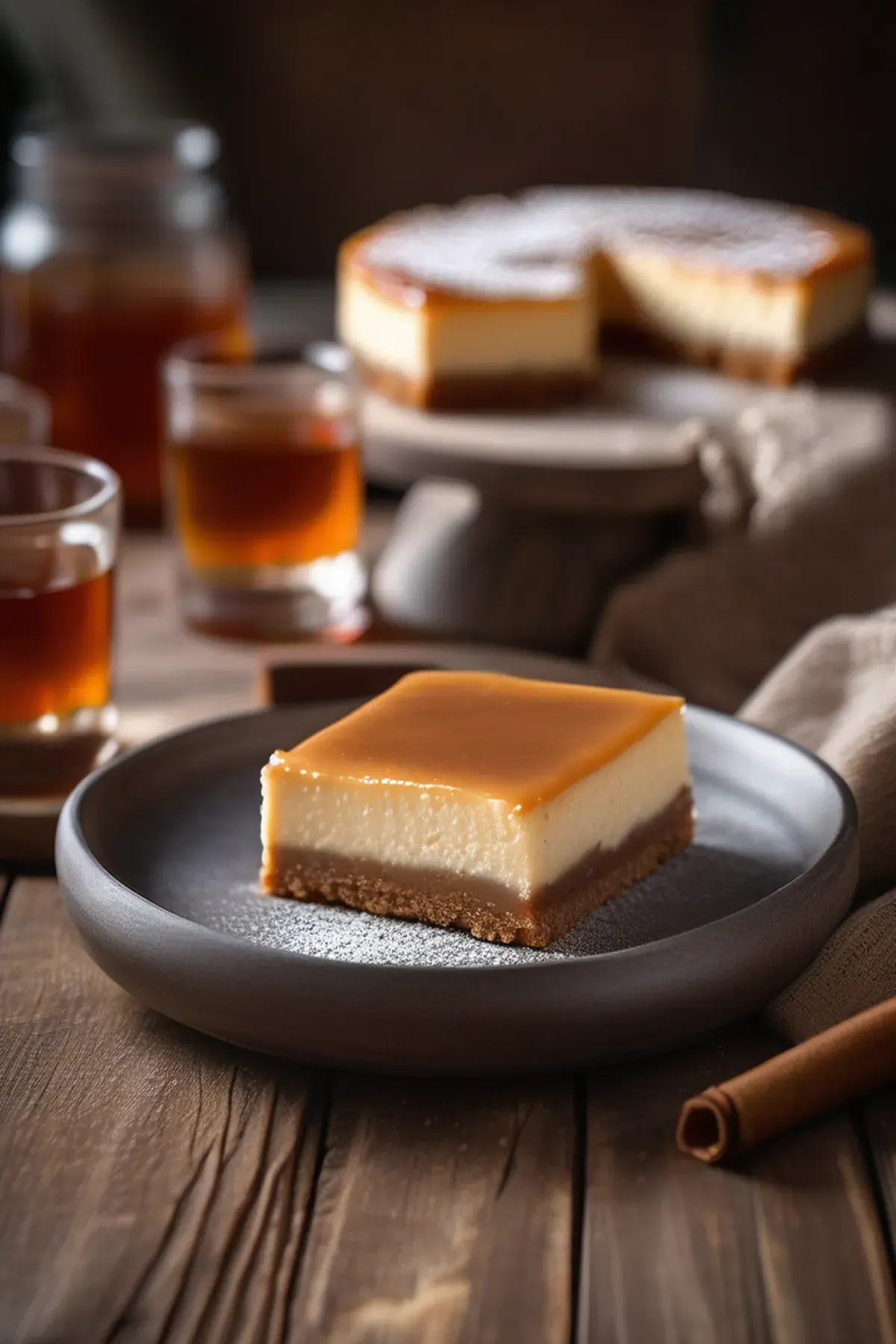 Maple Cheesecake Bars