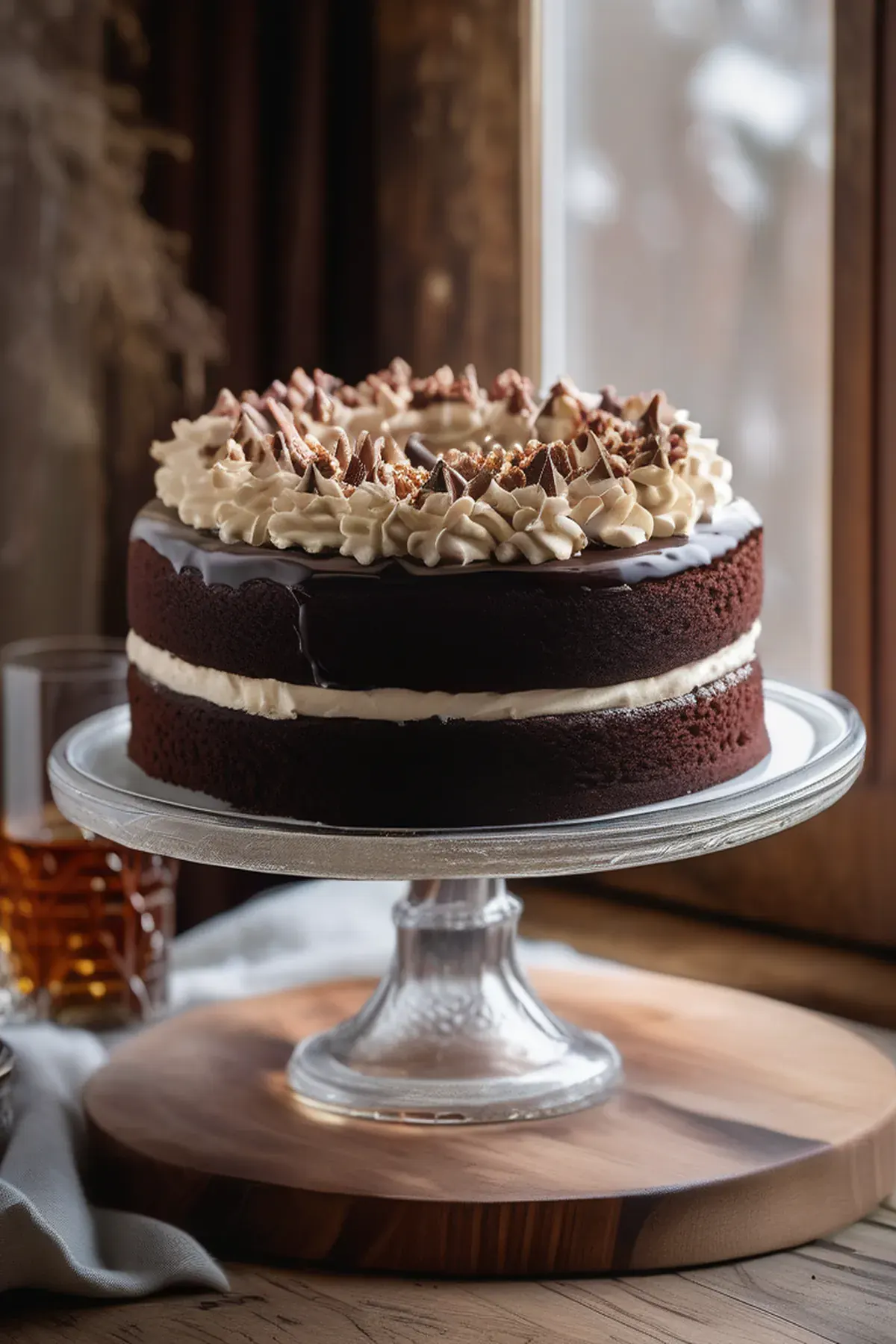 Maple Devil's Food Cake