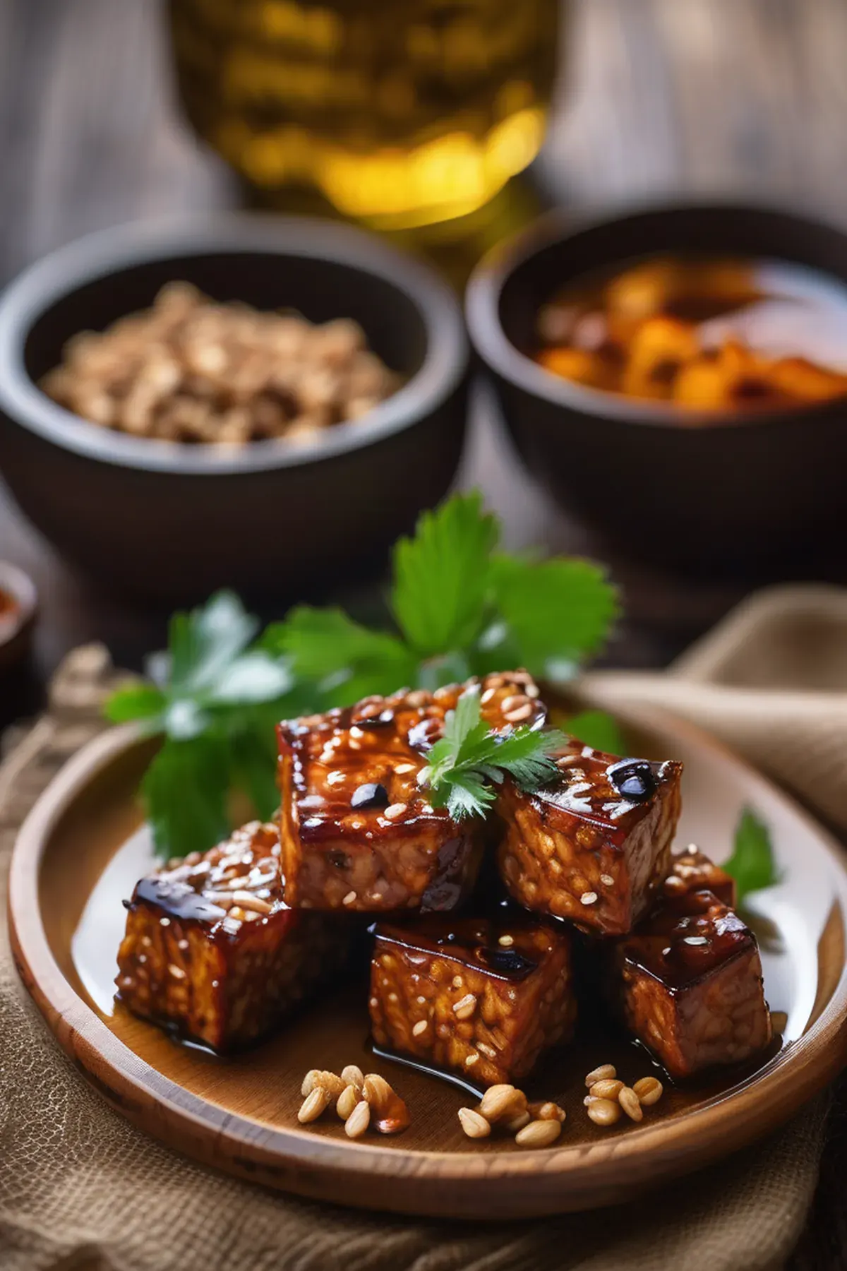 Marinated Baked Tempeh