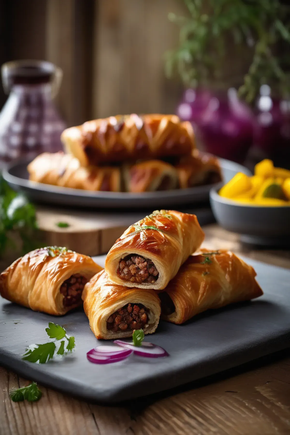 Martha Collison's Pork & chorizo sausage rolls