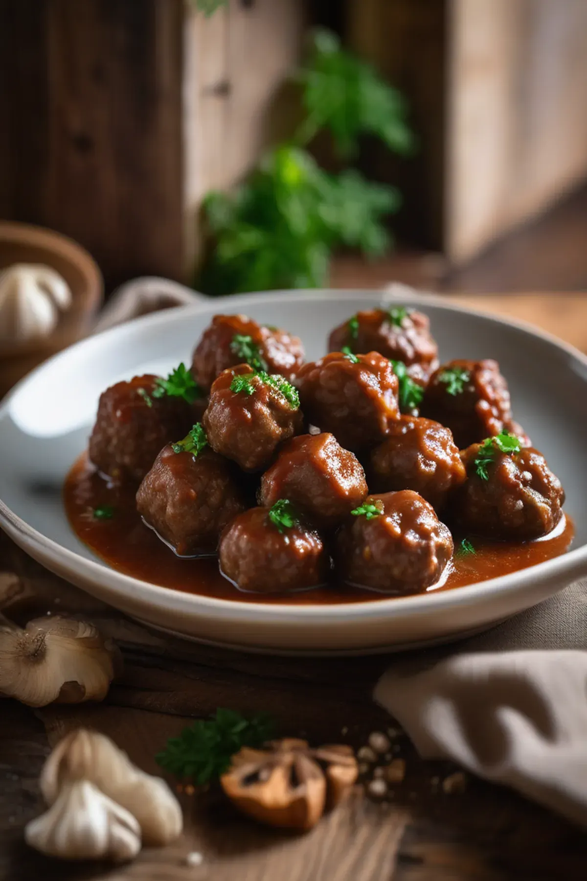 Meatballs in Beef Gravy