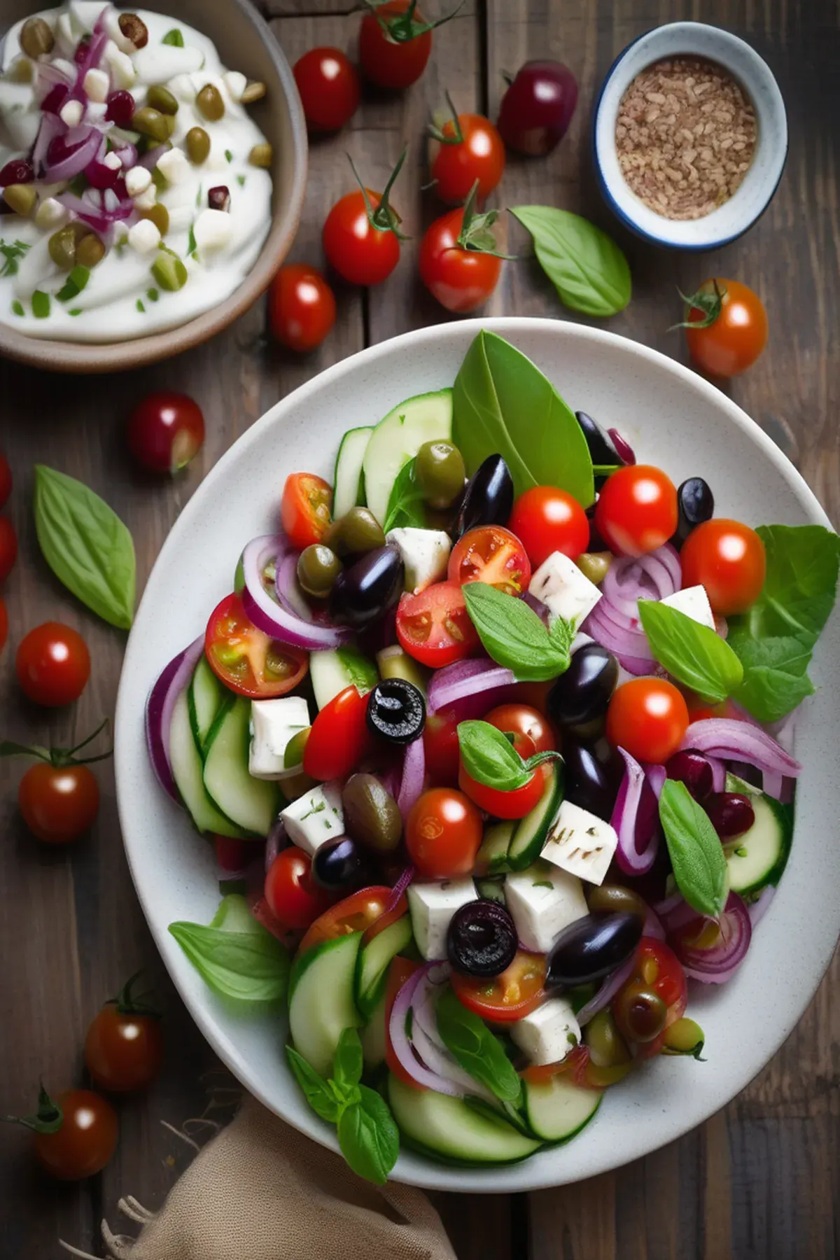 Mediterranean Mozzarella Salad