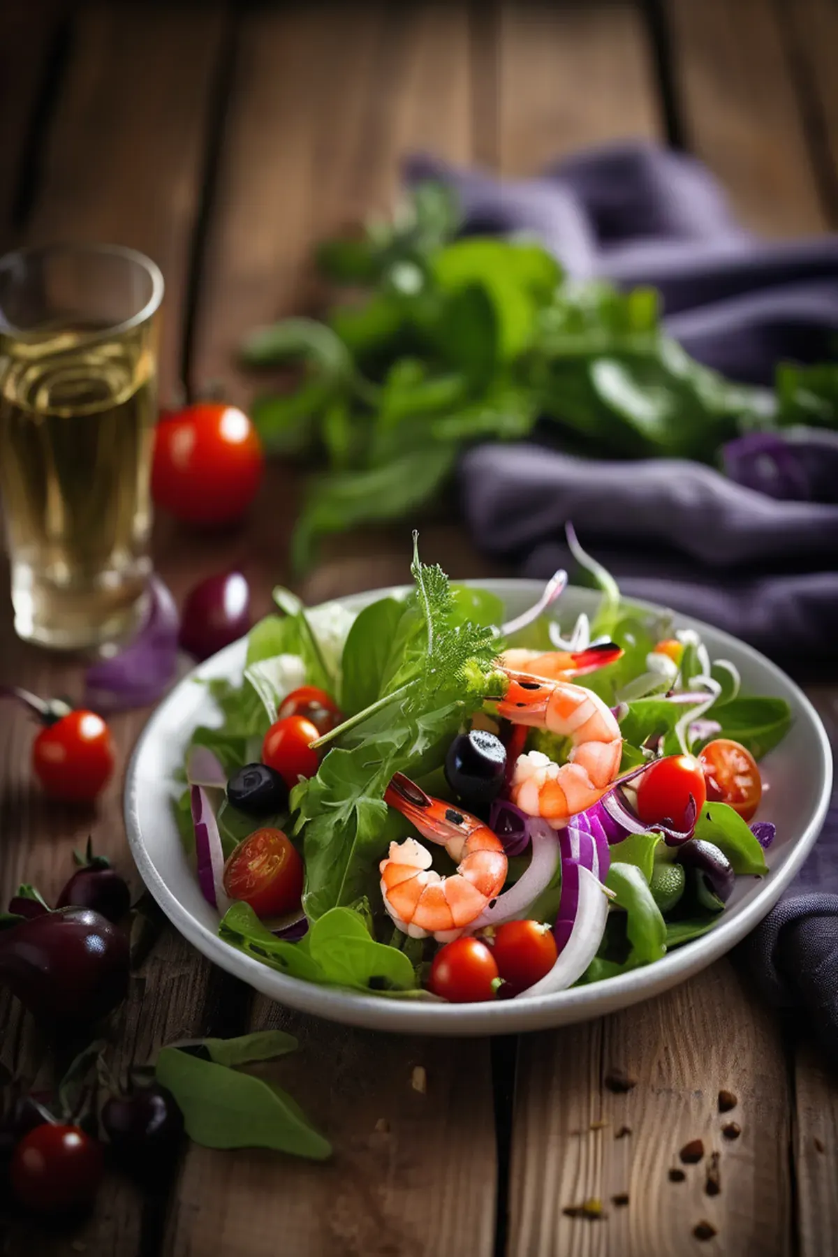 Mediterranean Prawn Salad