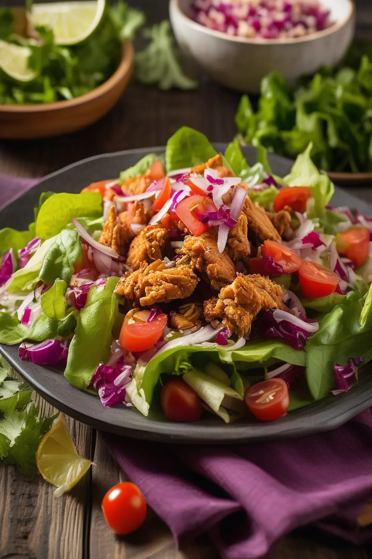 Mexican Crispy Chicken Salad