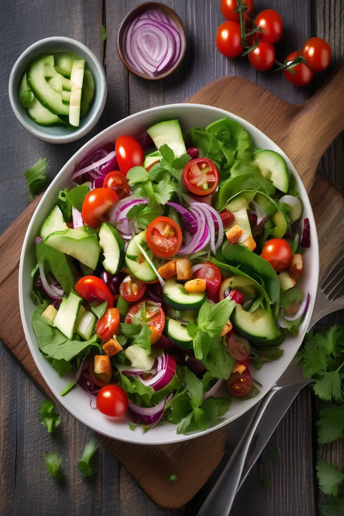 Mexican Halloumi Salad