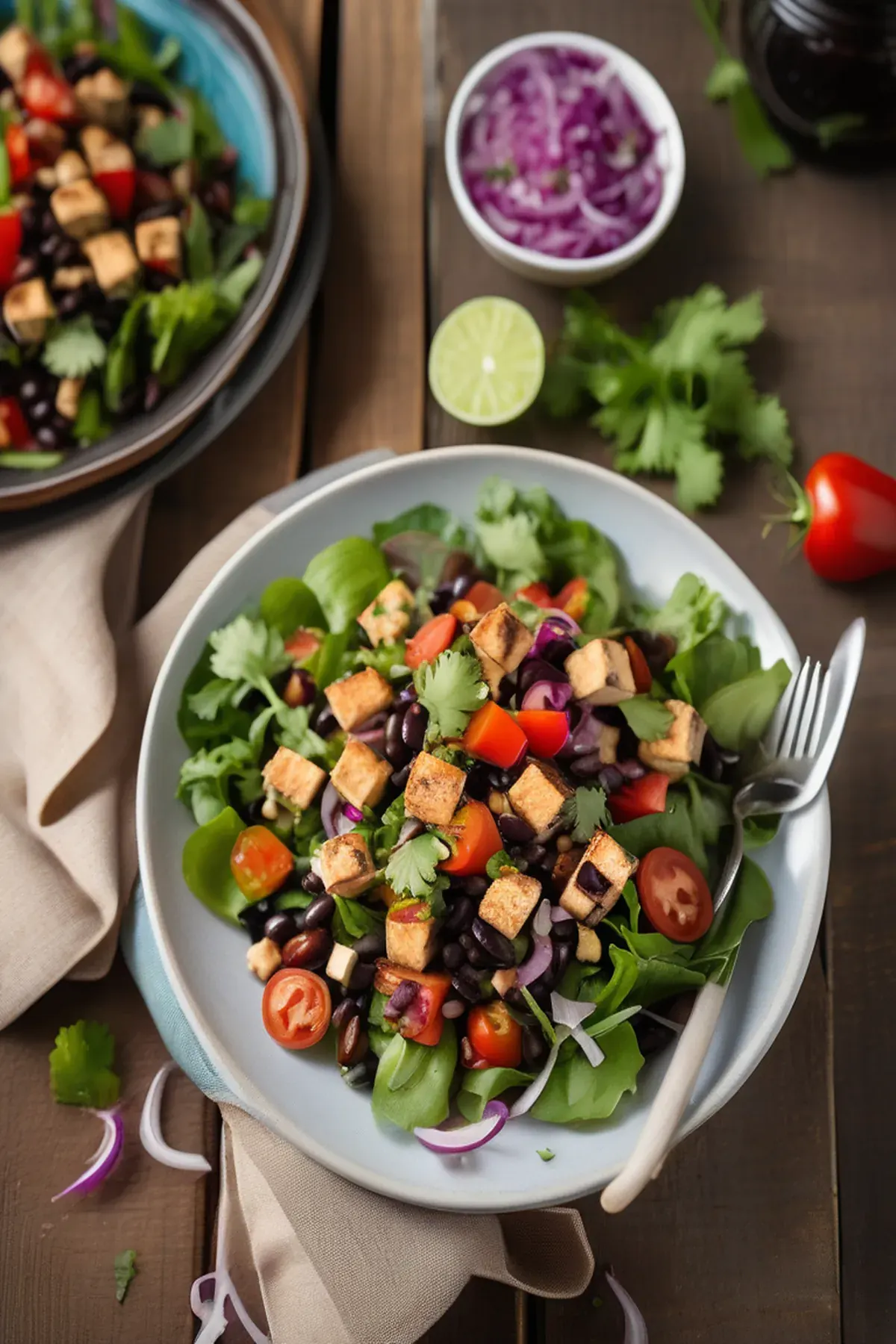 Mexican Tofu Salad