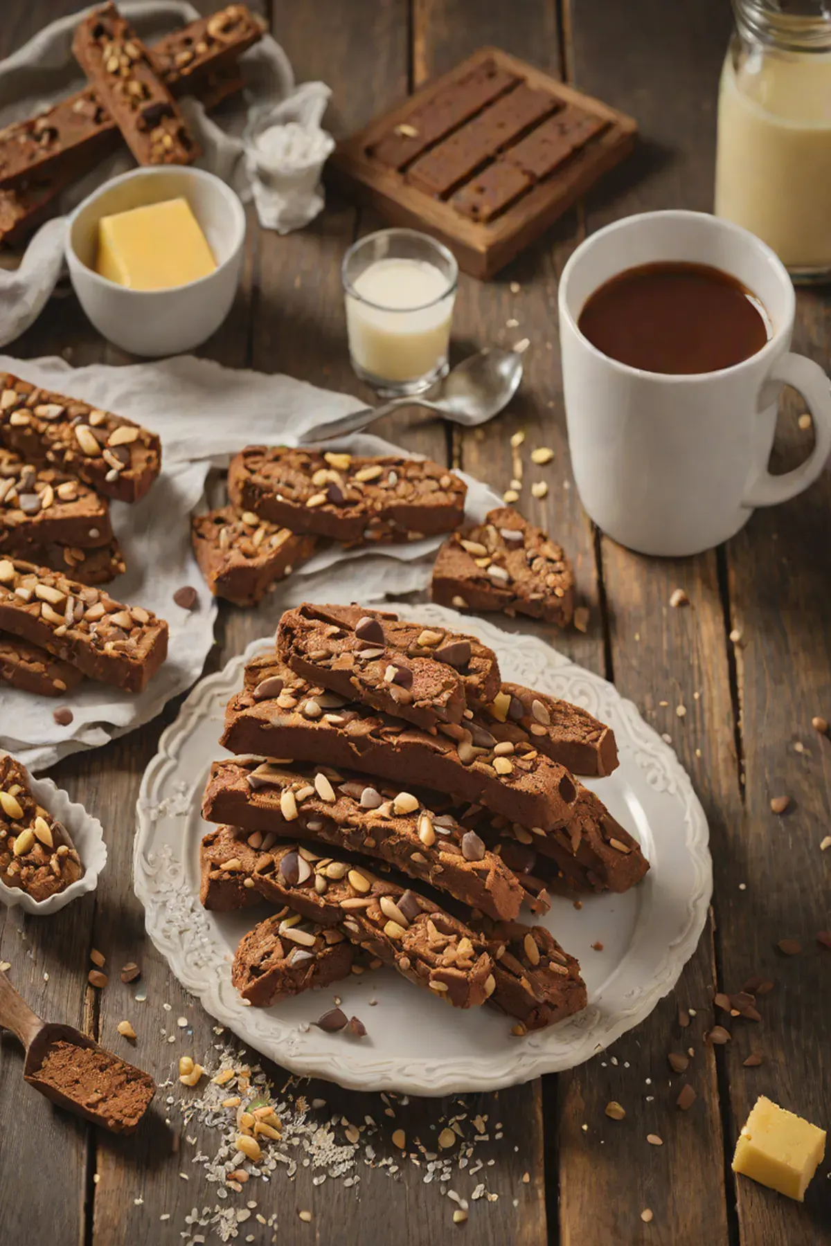 Milk Chocolate Biscotti