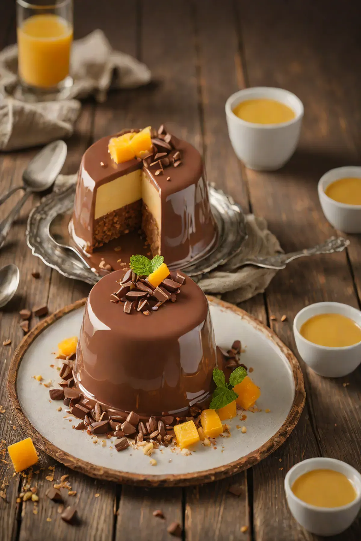 Milk Chocolate Blancmange