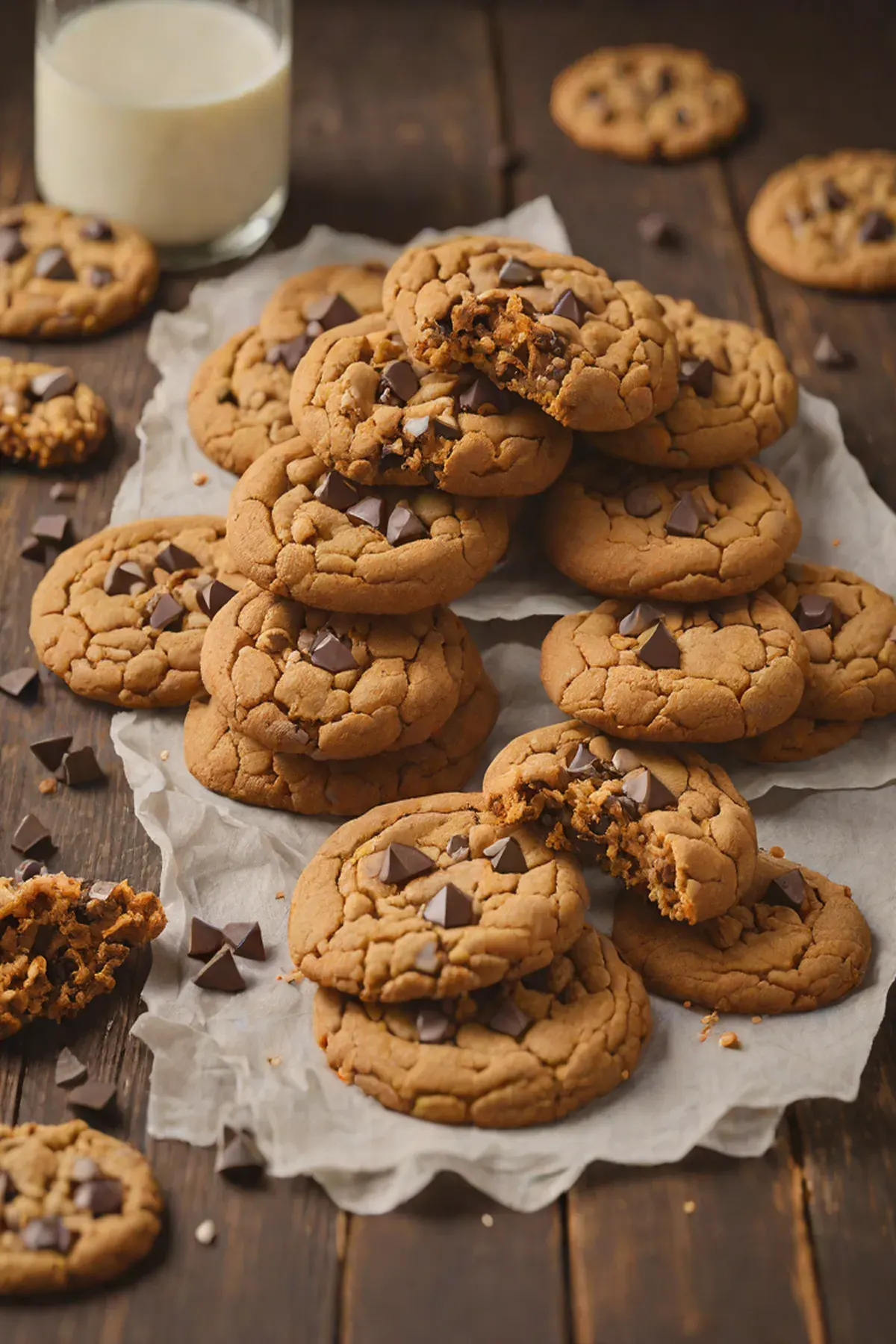 Milk Chocolate Chocolate Chip Cookies