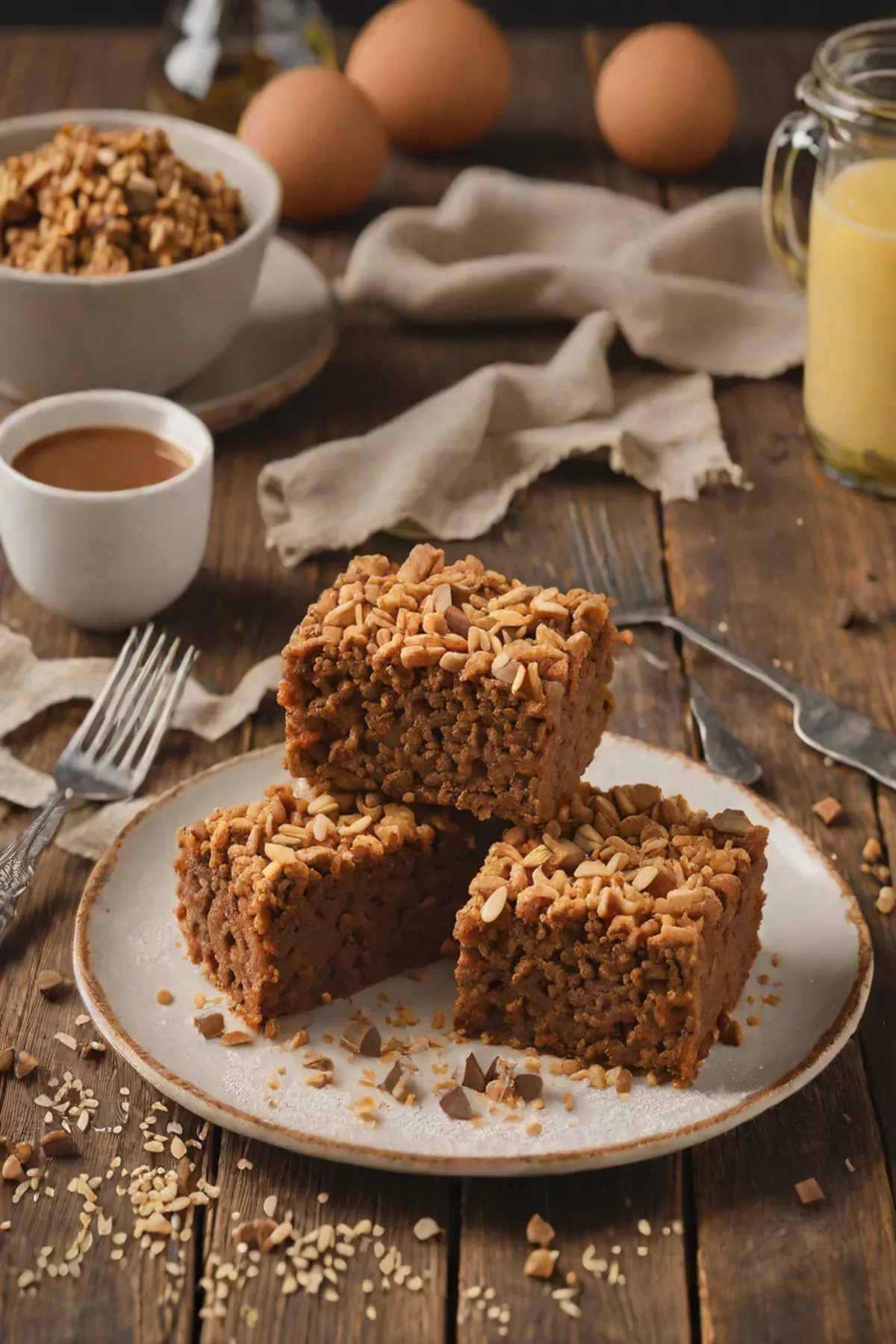 Milk Chocolate Crumb Cake