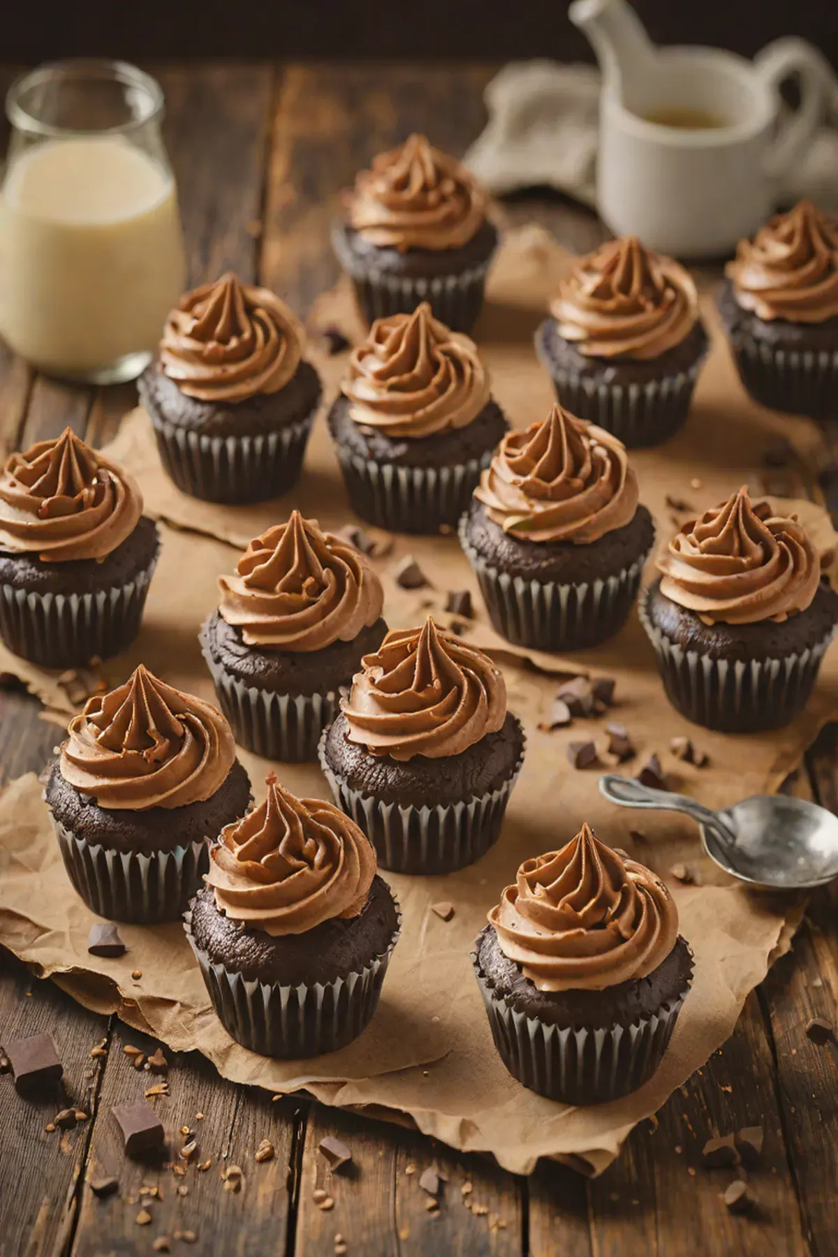 Milk Chocolate Cupcakes