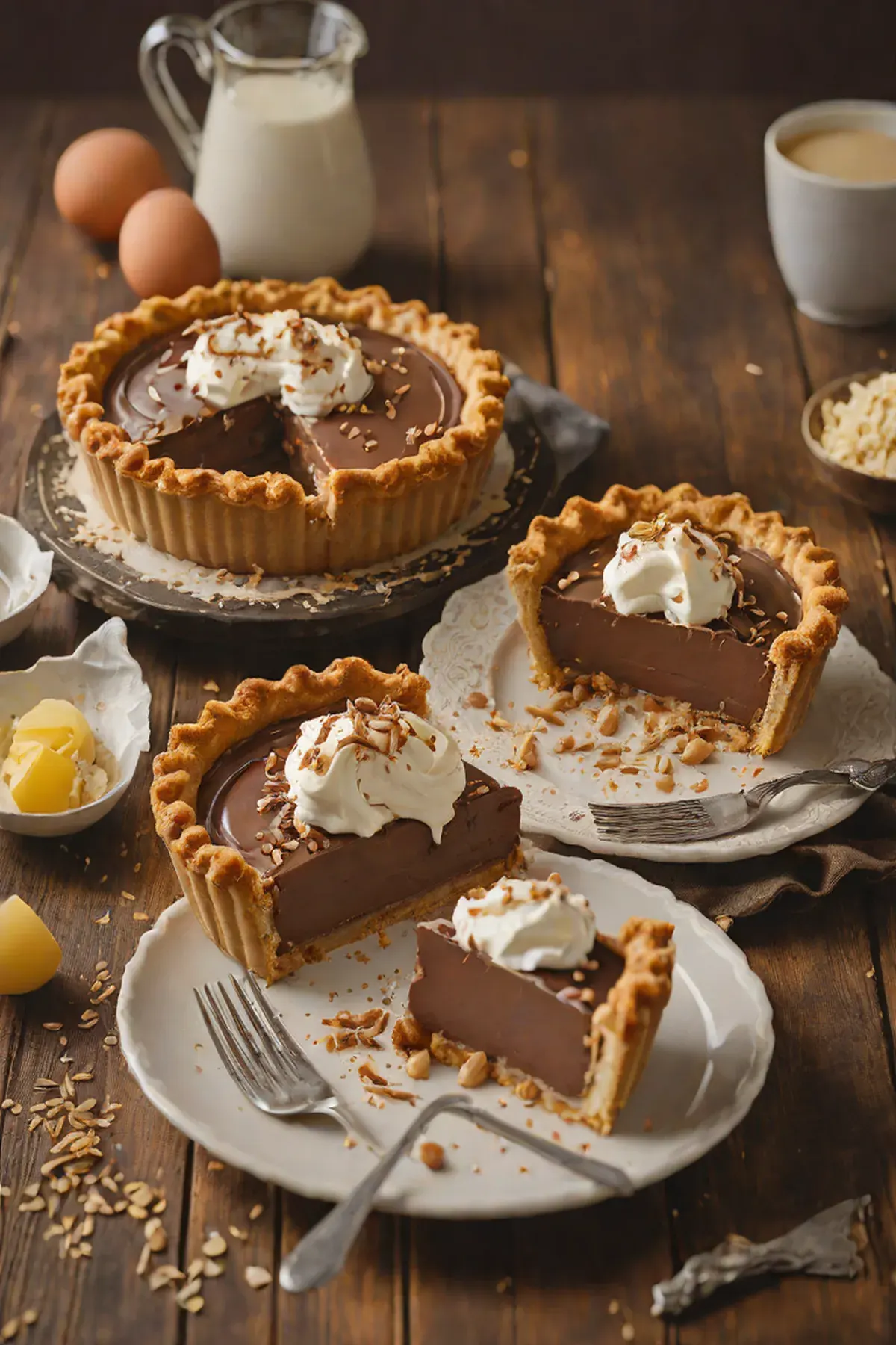 Milk Chocolate Deep Dish Pie