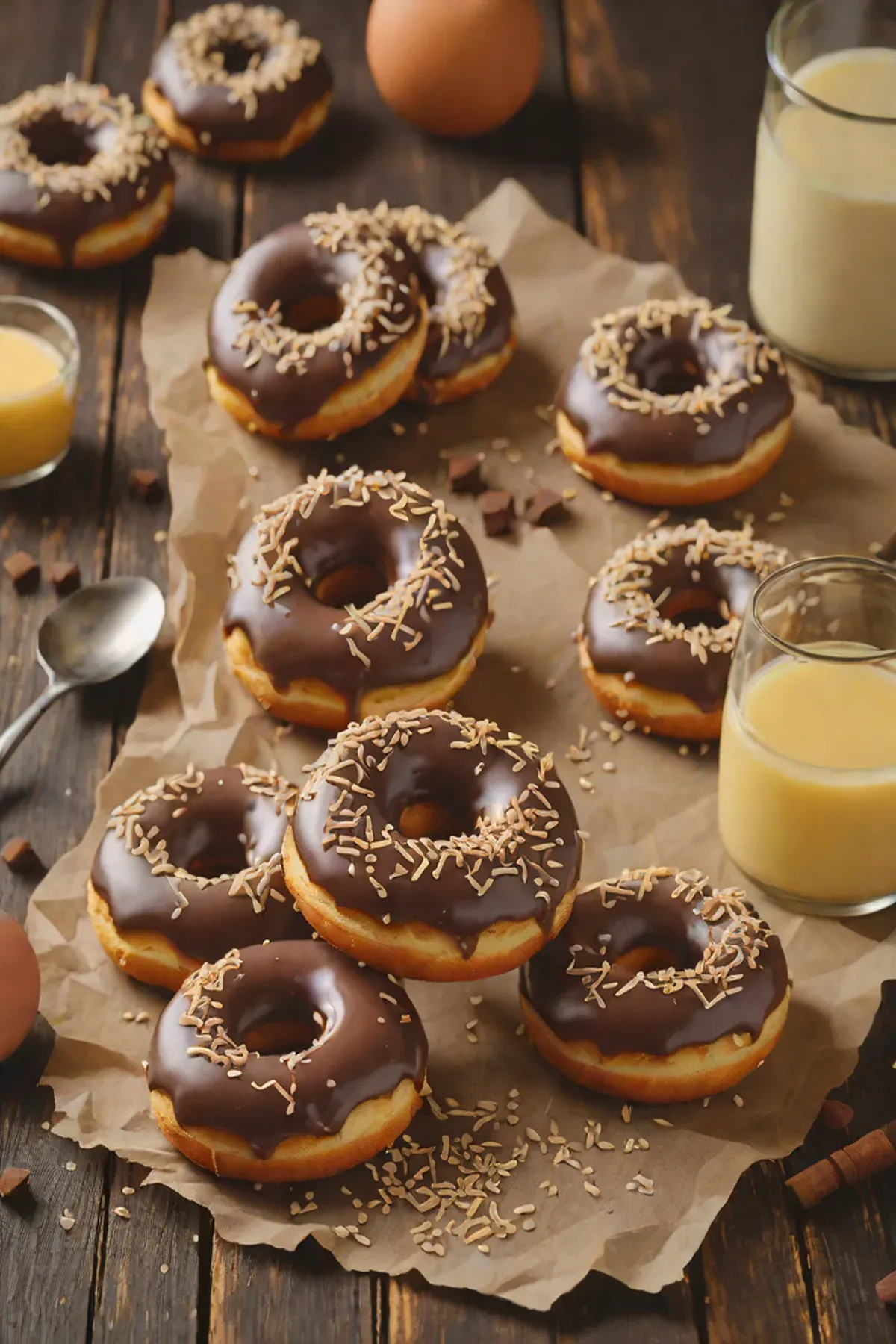 Milk Chocolate Doughnuts
