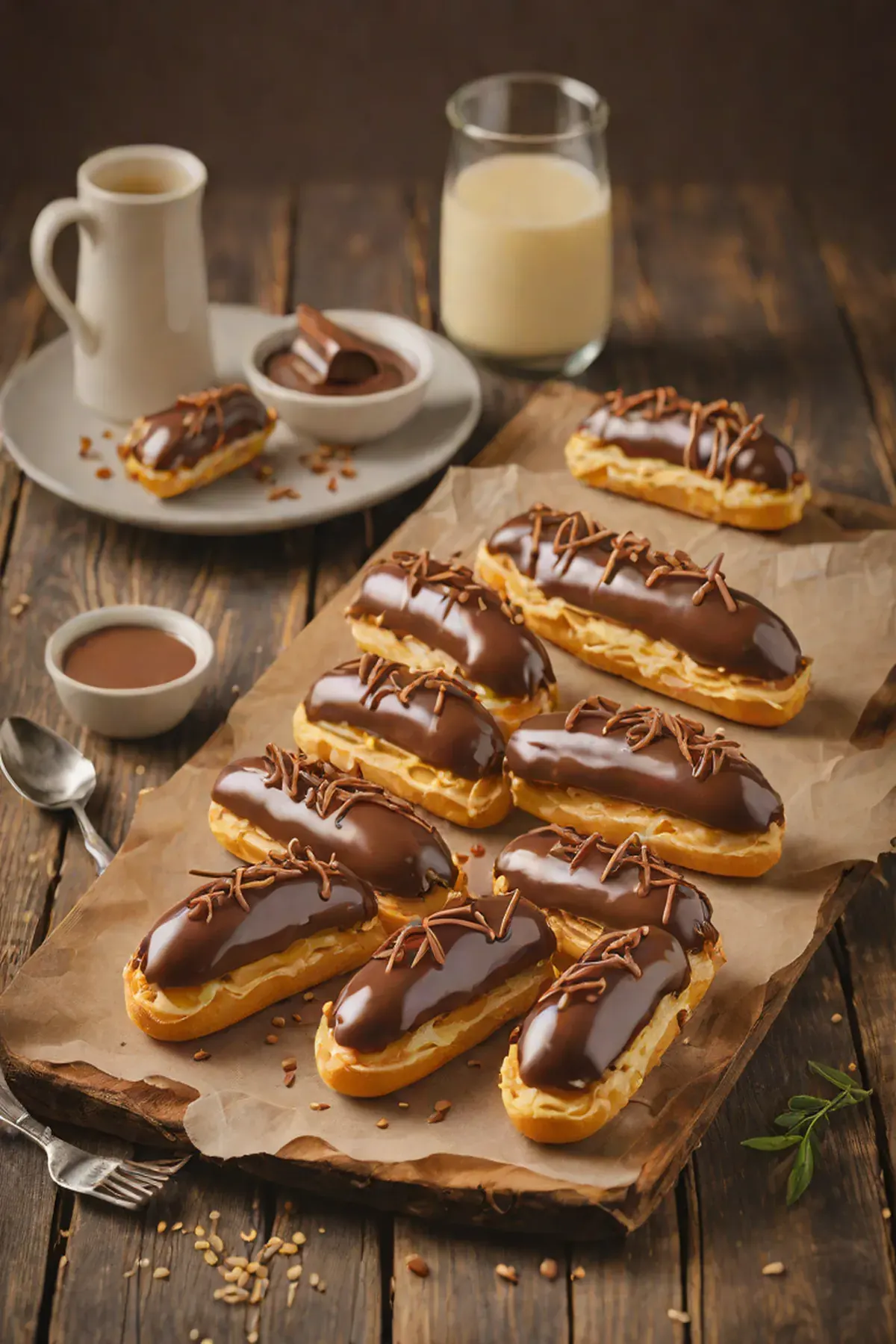 Milk Chocolate Eclairs