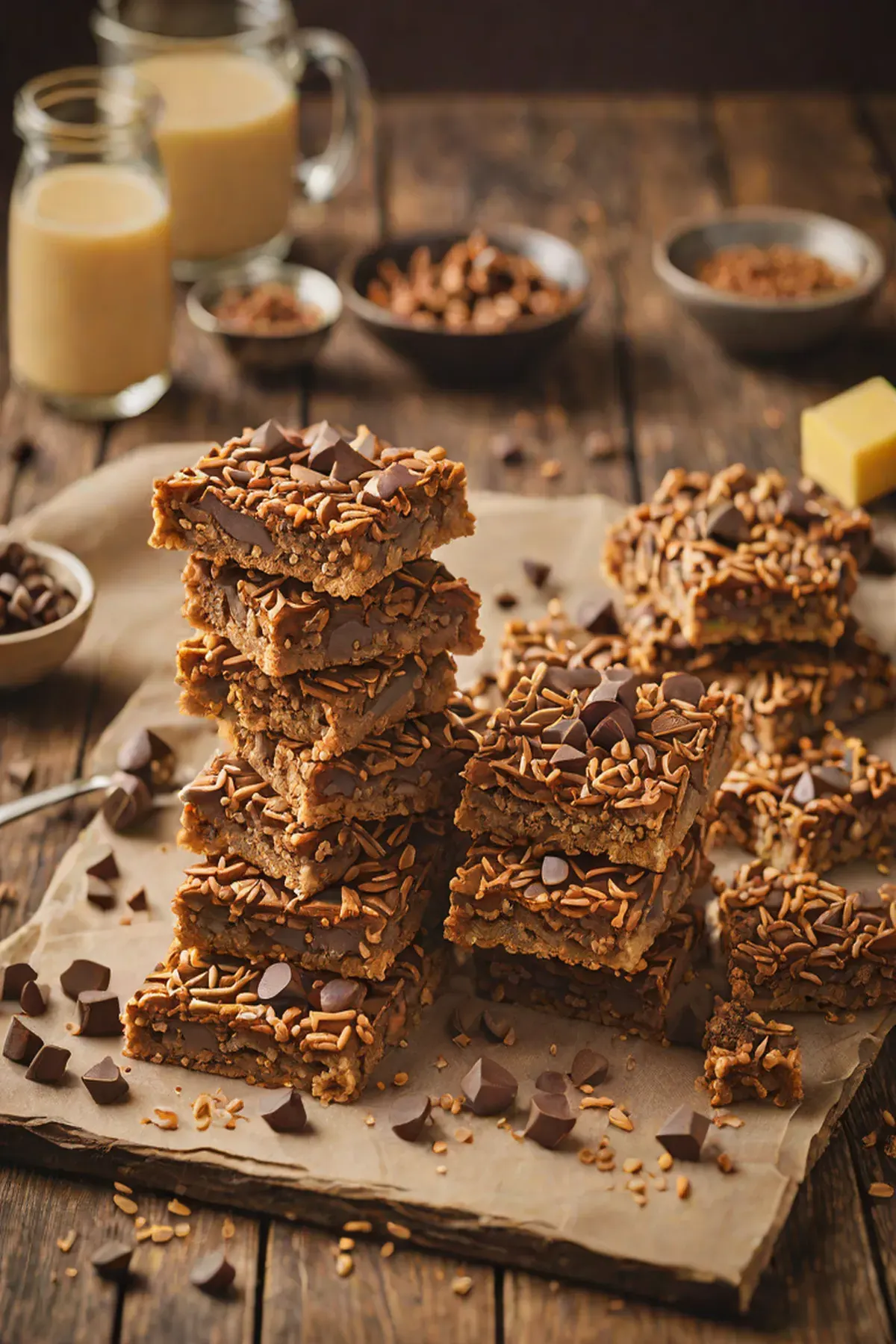 Milk Chocolate Flapjacks