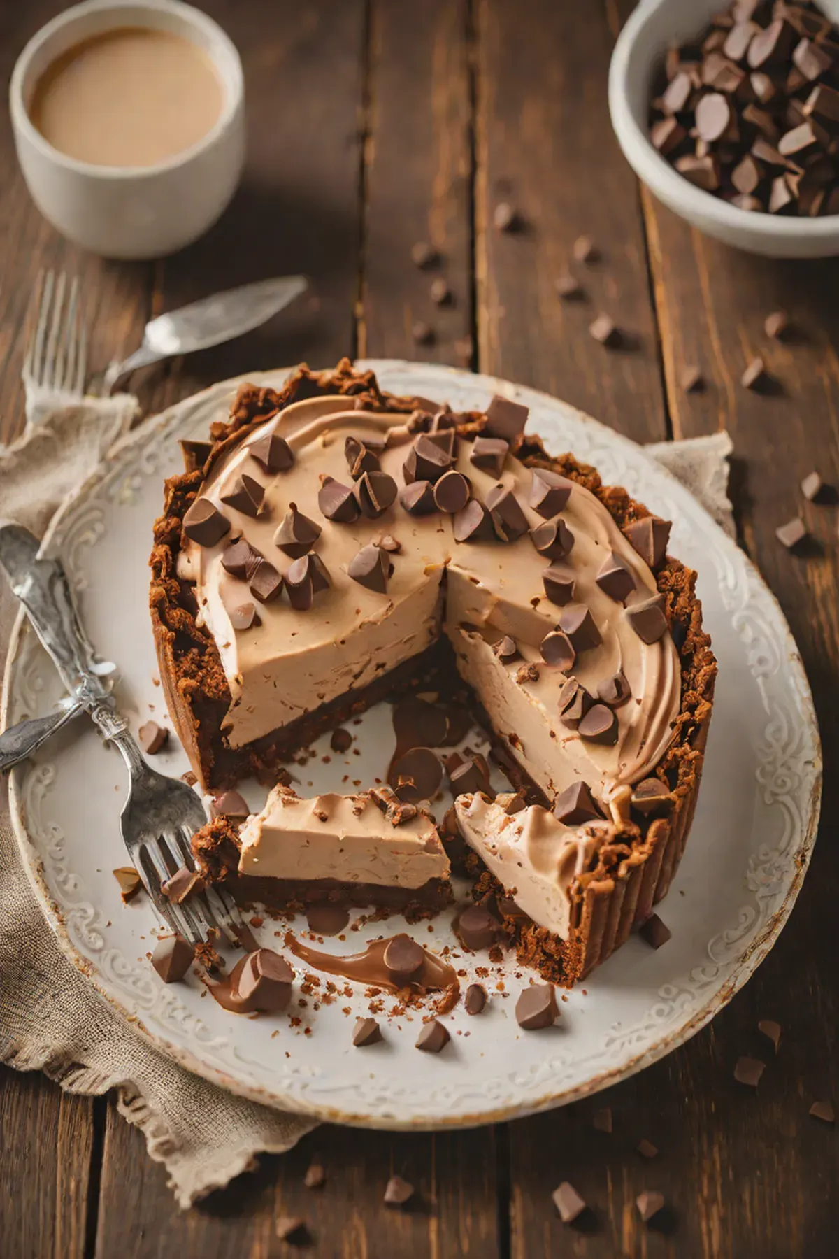 Milk Chocolate Ice Cream Pie