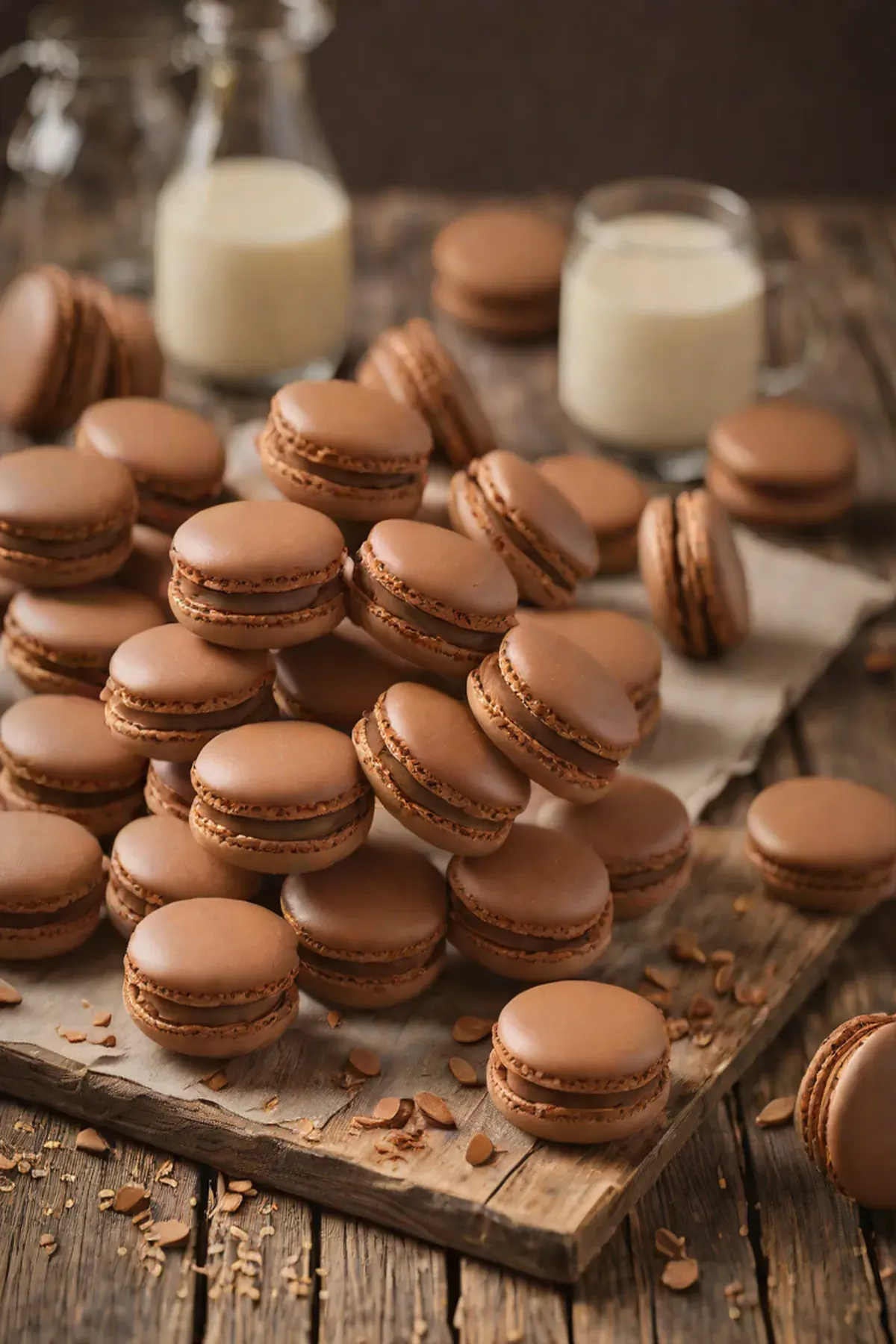 Milk Chocolate Macarons