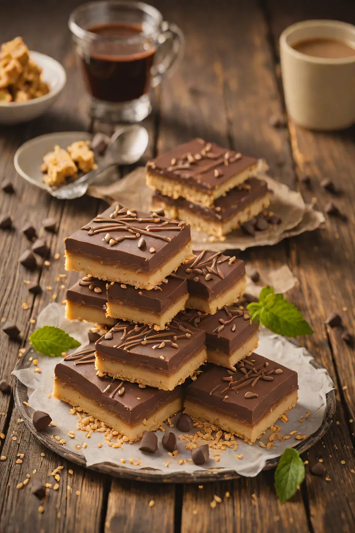 Milk Chocolate Millionaire's Shortbread