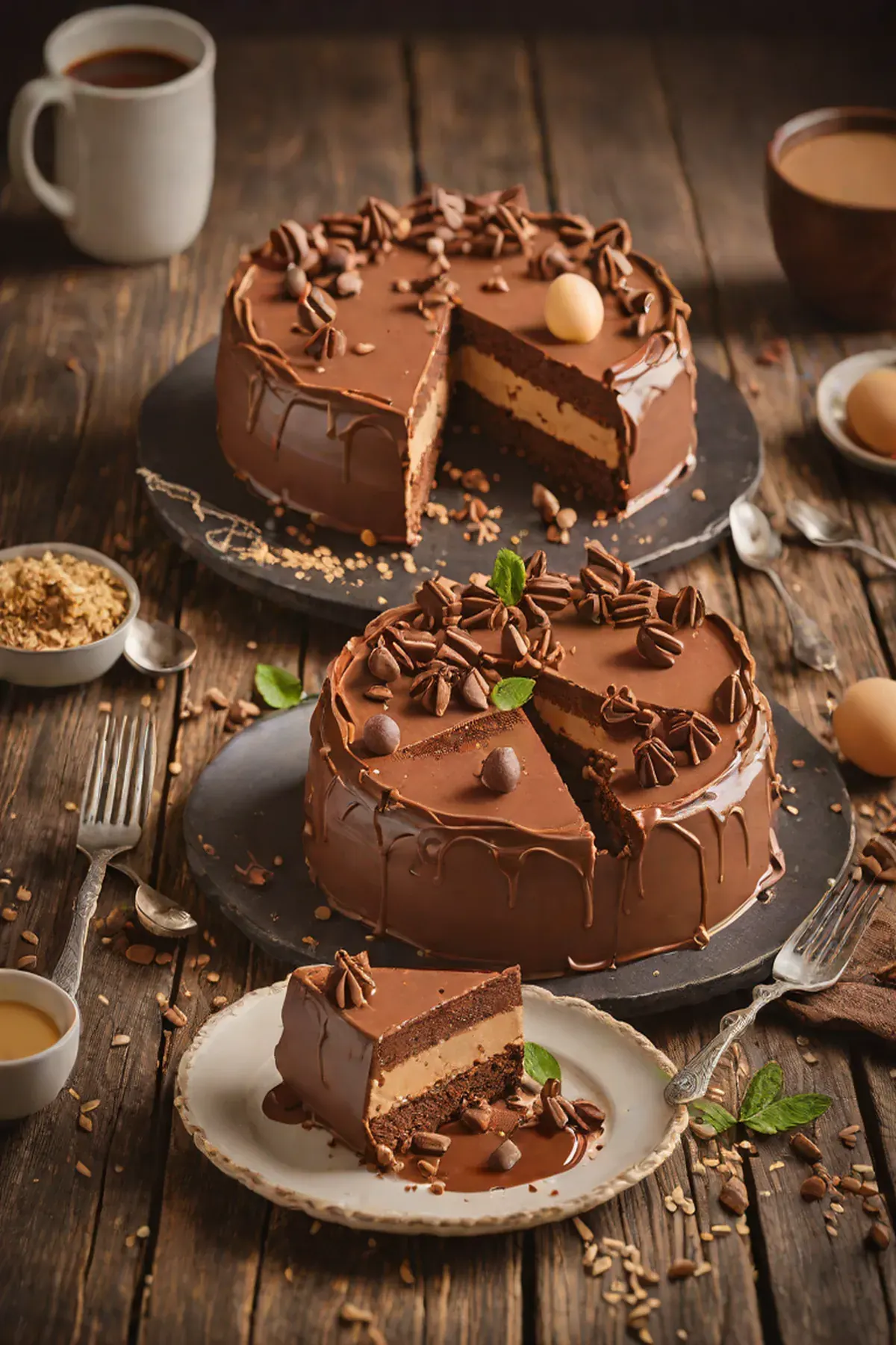 Milk Chocolate Mousse Cake