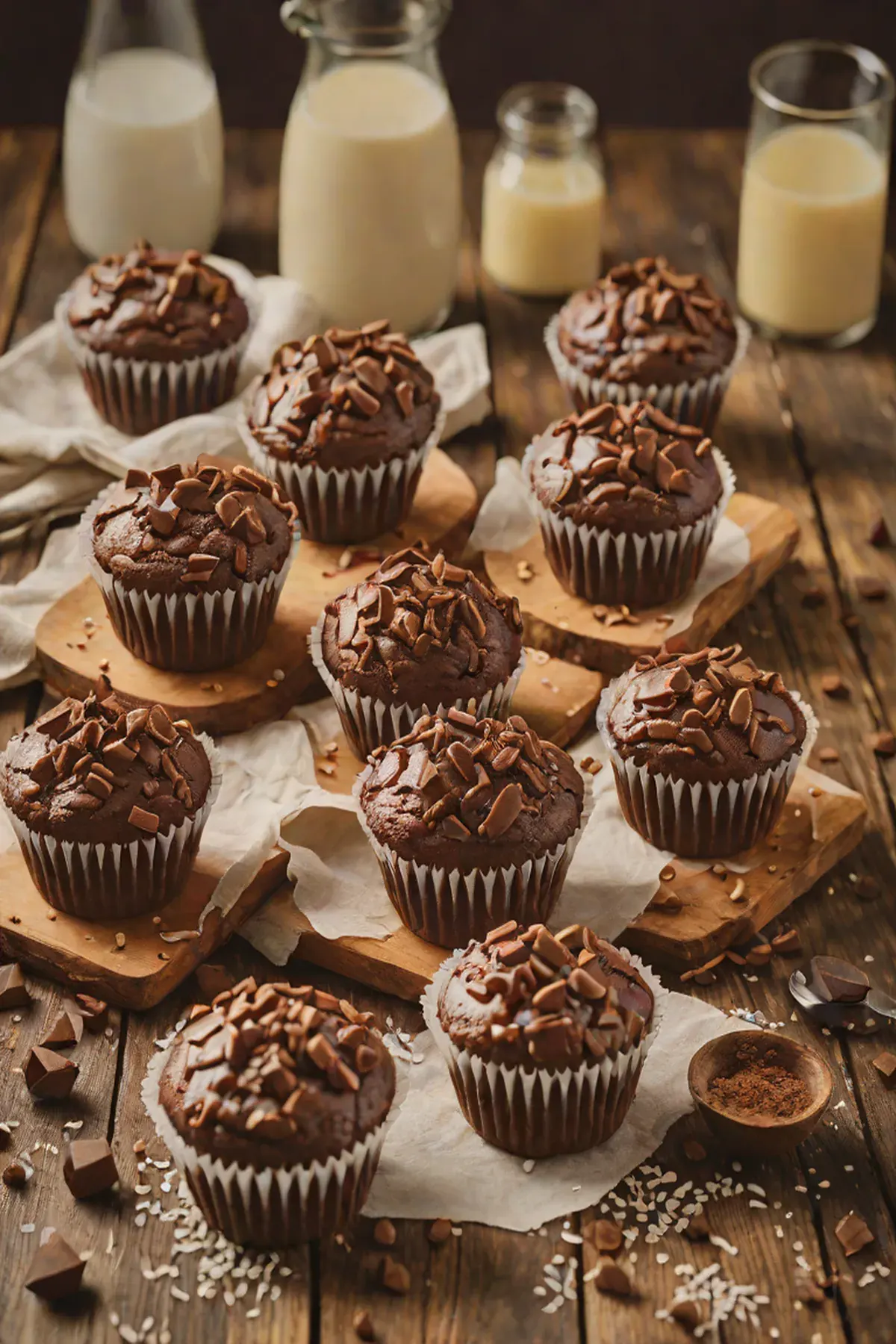 Milk Chocolate Muffins