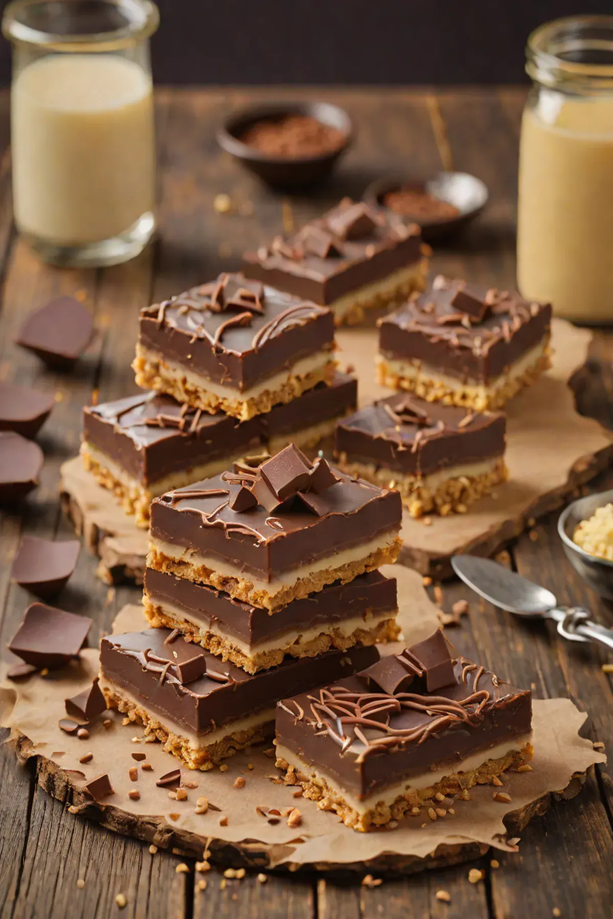 Milk Chocolate Nanaimo Bars